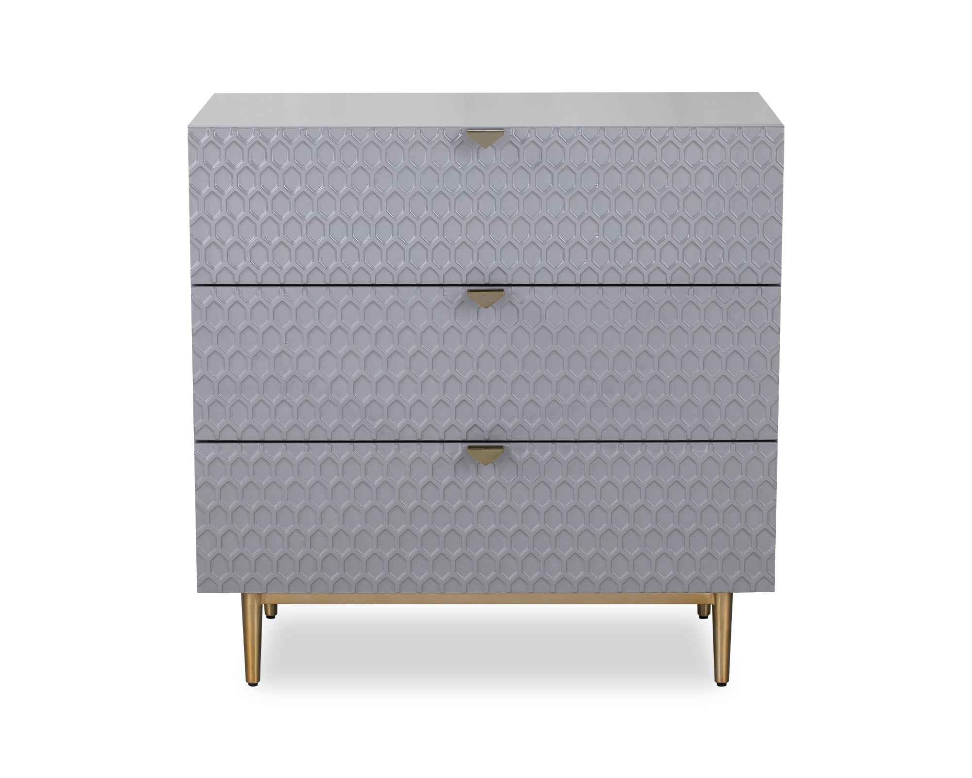 Bolero Chest Of Drawers - Grey High Gloss