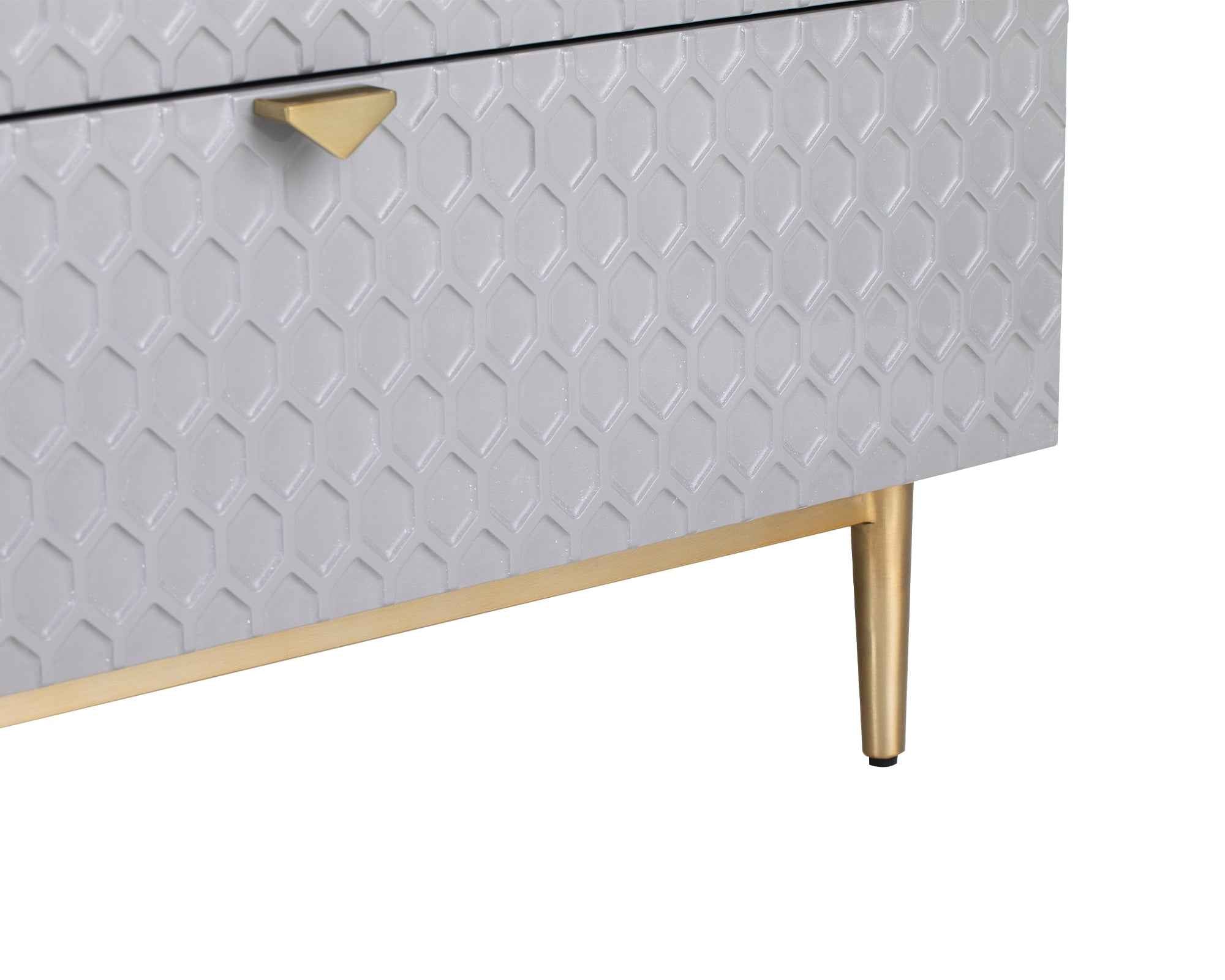 Bolero Chest Of Drawers - Grey High Gloss