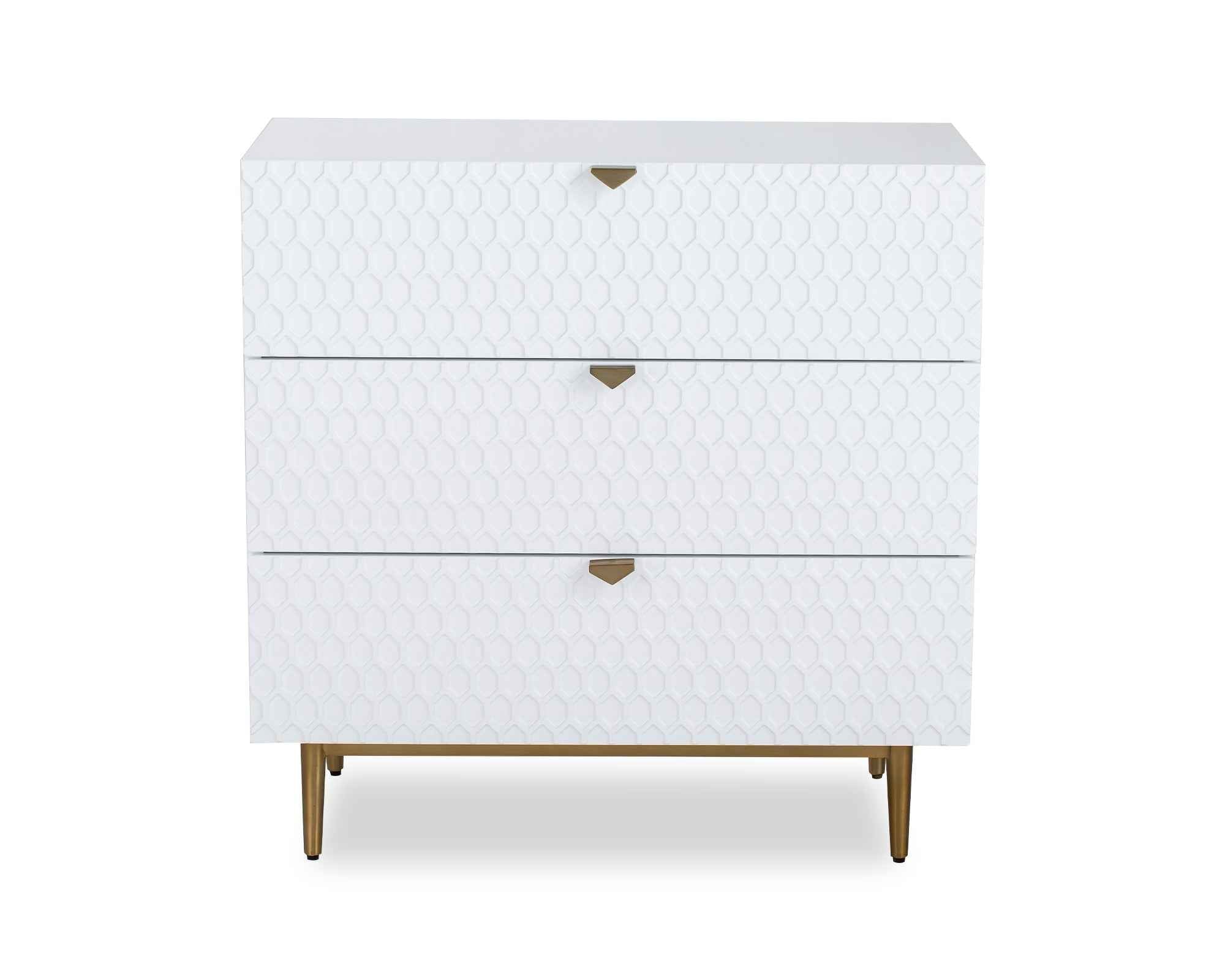 Bolero Chest Of Drawers - White High Gloss