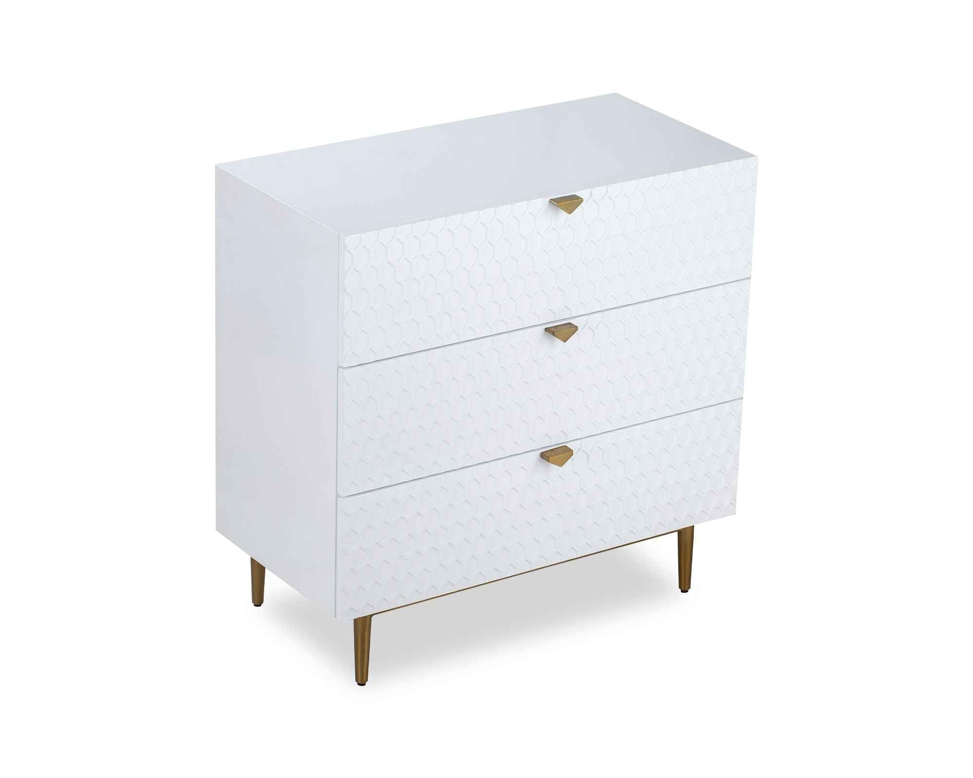 Bolero Chest Of Drawers - White High Gloss
