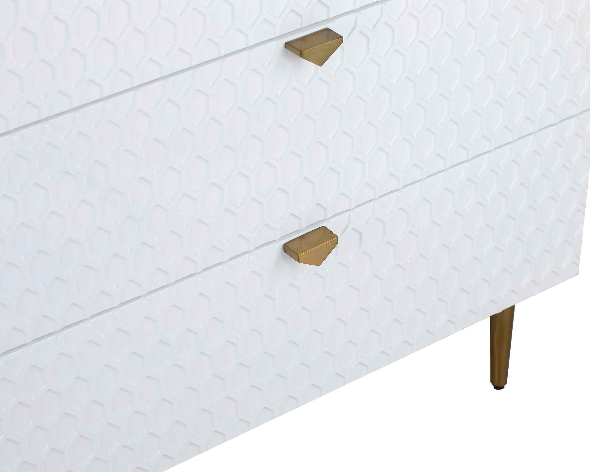 Bolero Chest Of Drawers - White High Gloss