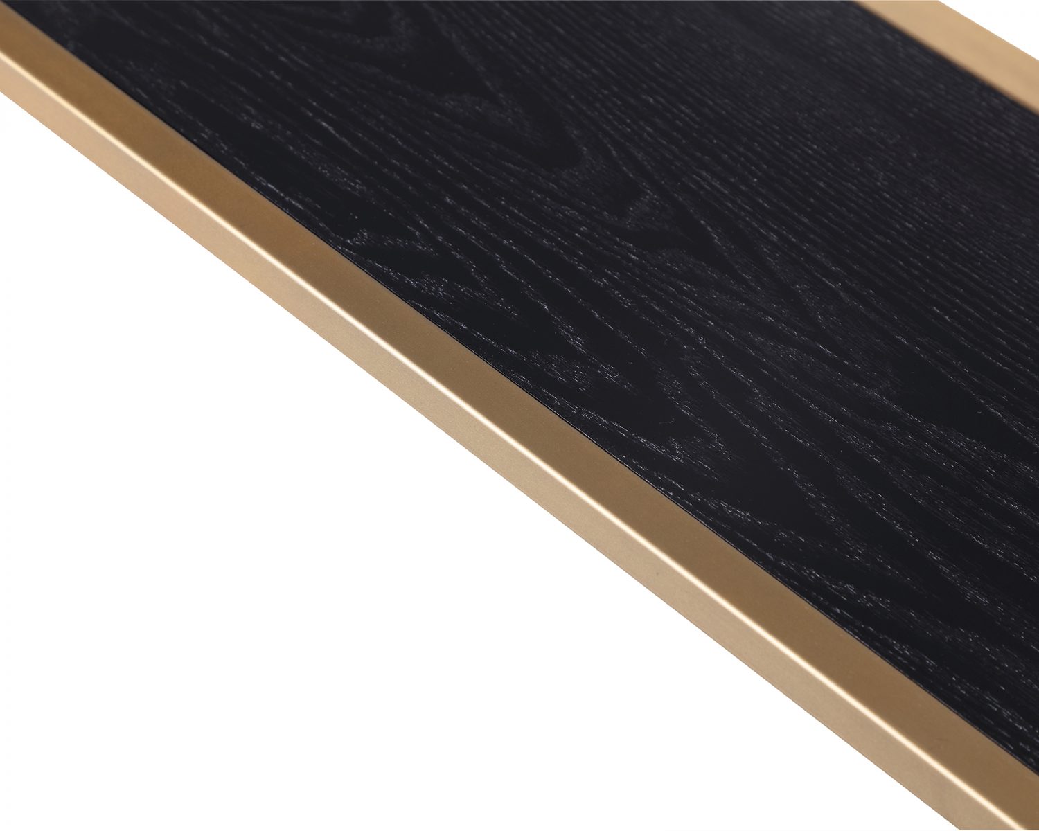 Max Coffee Table - Black Marble With White Veins/Brass Paint