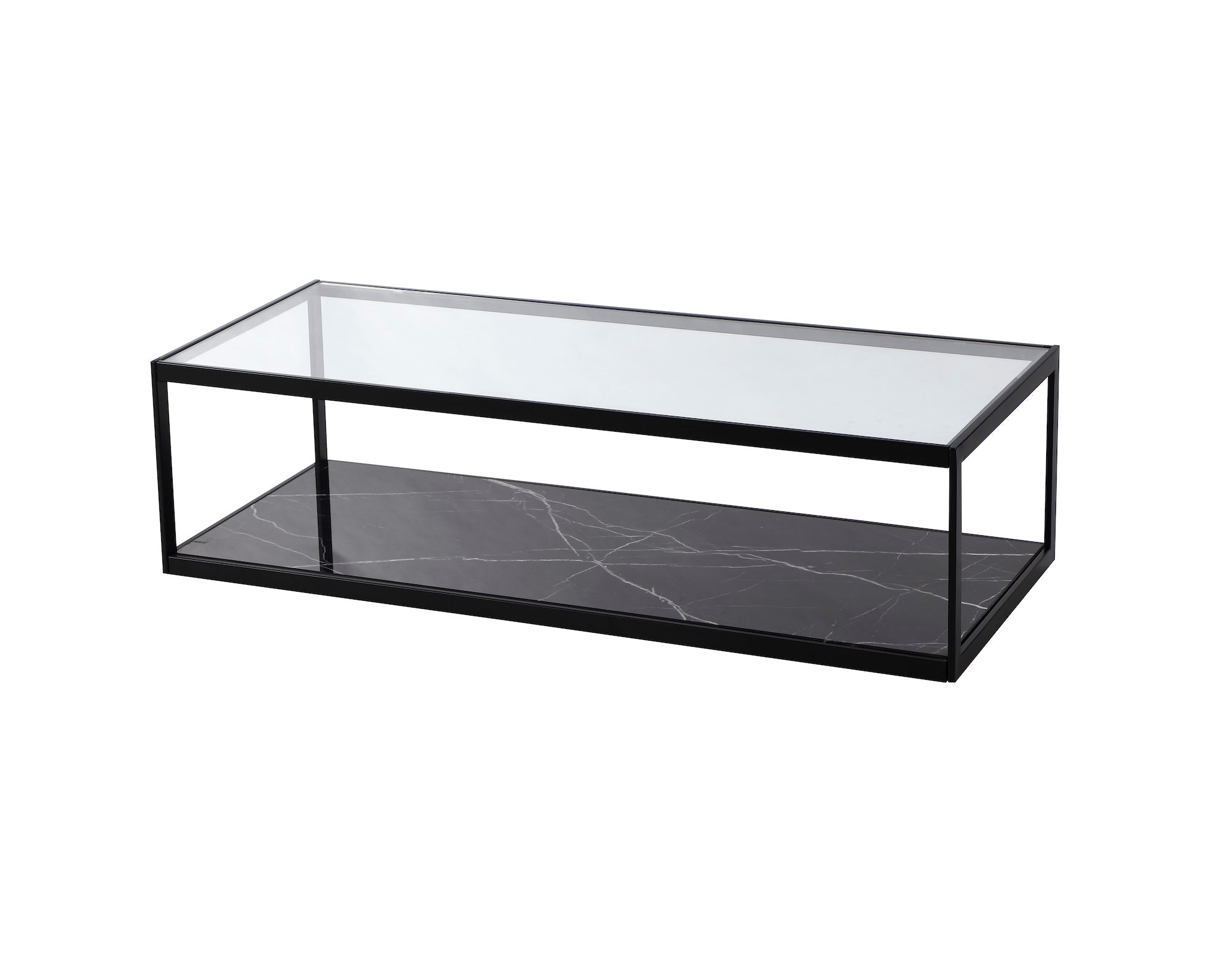Tamon Coffee Table - Black Marble