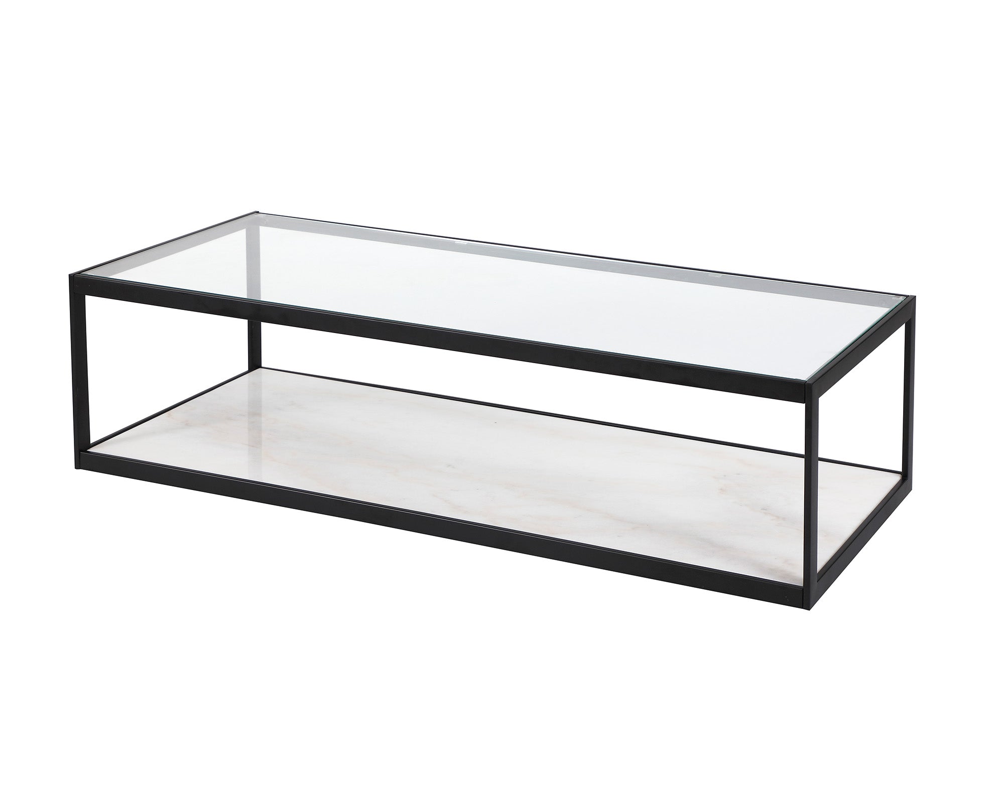 Tamon Coffee Table - White Marble