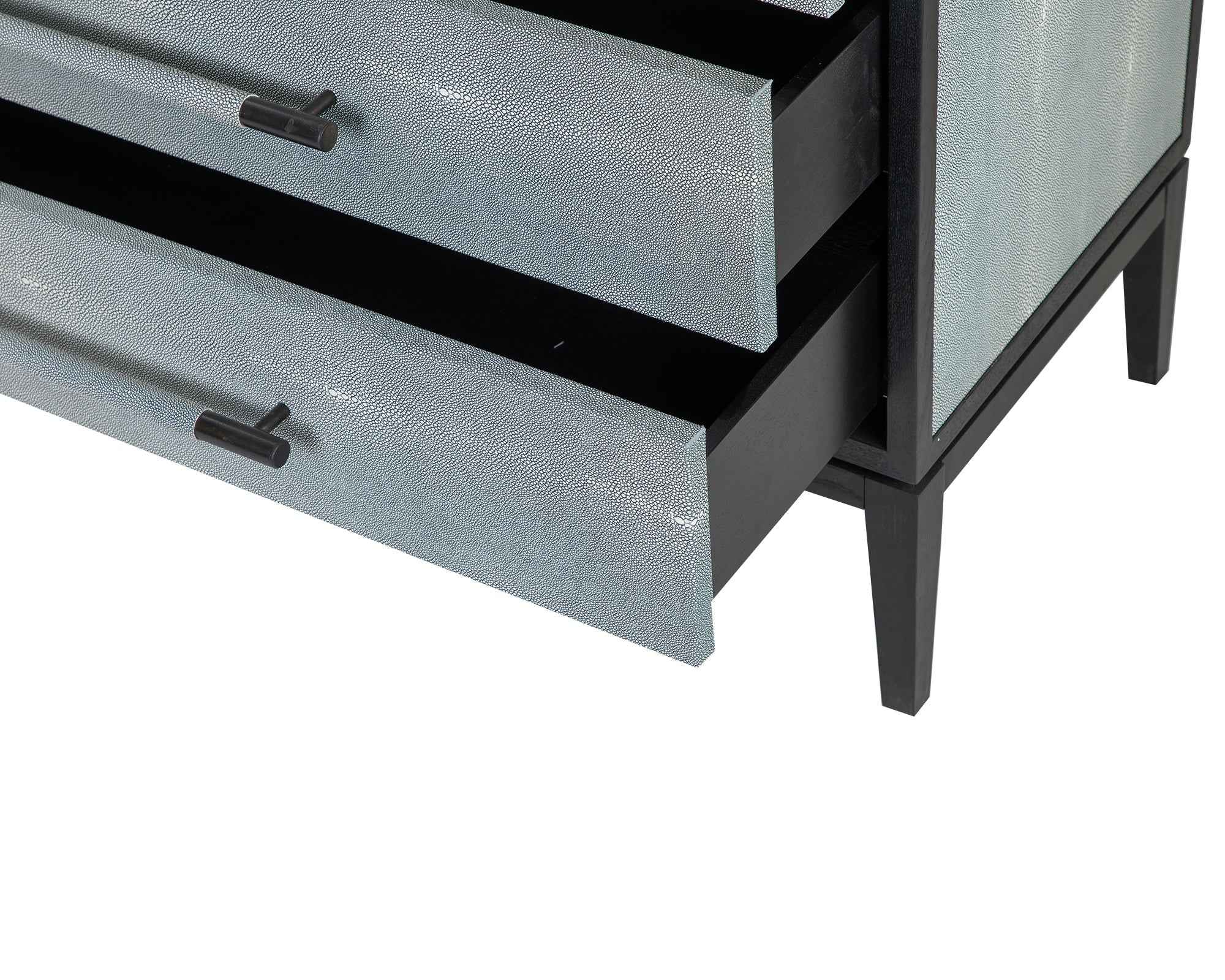 Bologna Chest Of Drawers - Grey Leather Look