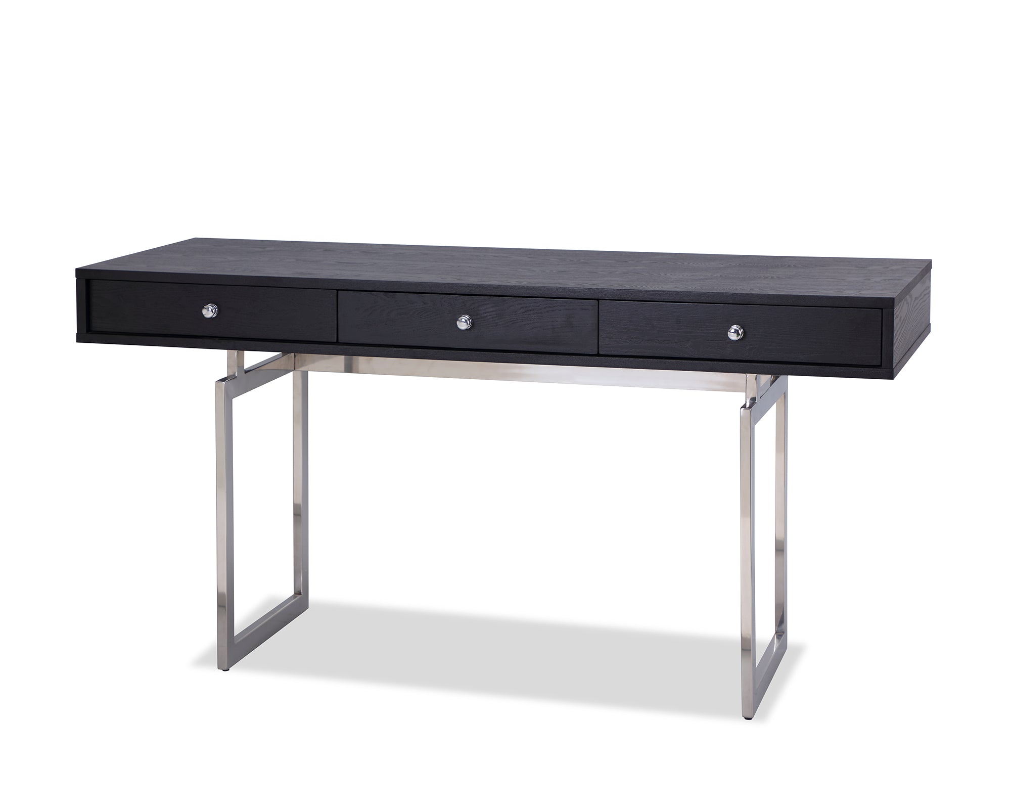 Hamilton Desk - Polished Stainless
