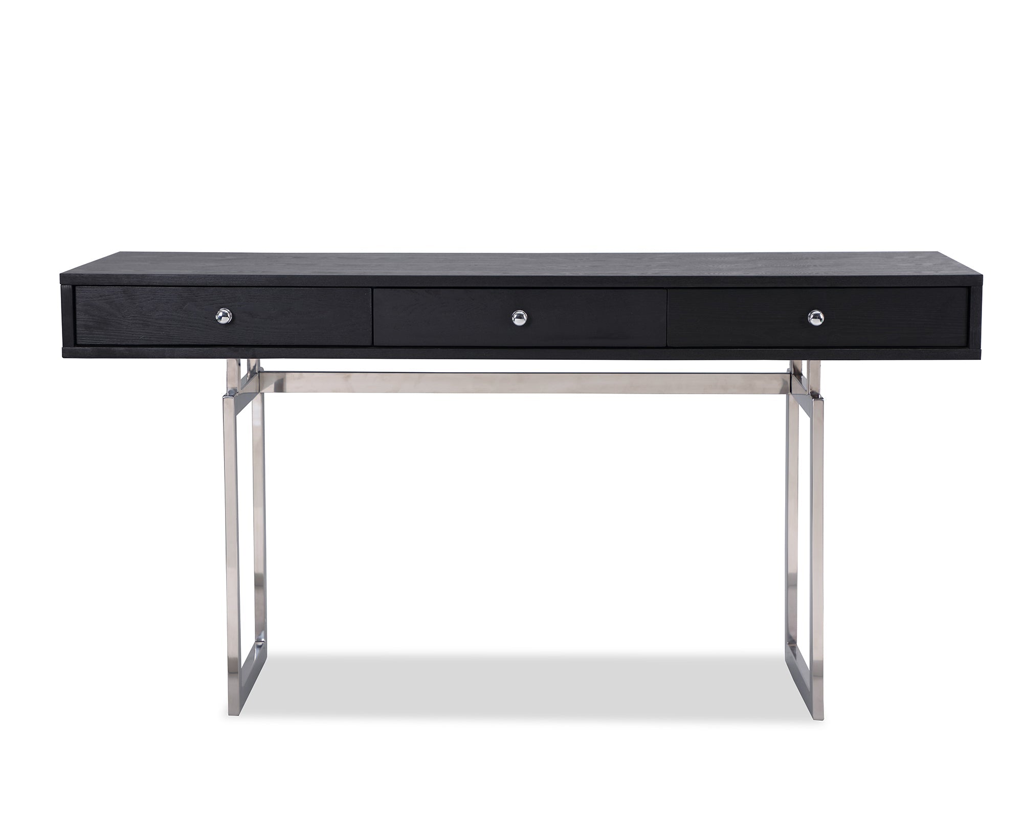 Hamilton Desk - Polished Stainless