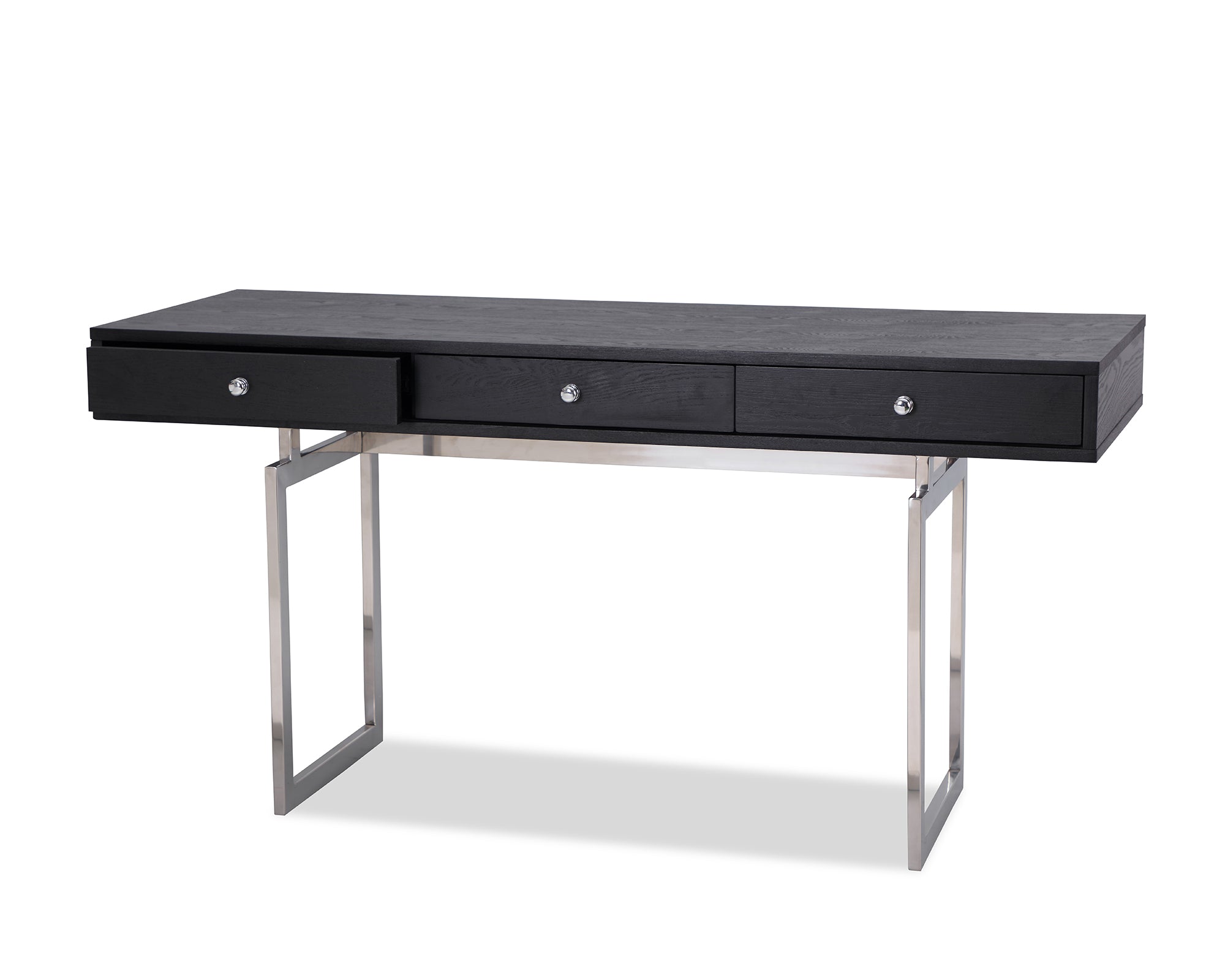 Hamilton Desk - Polished Stainless