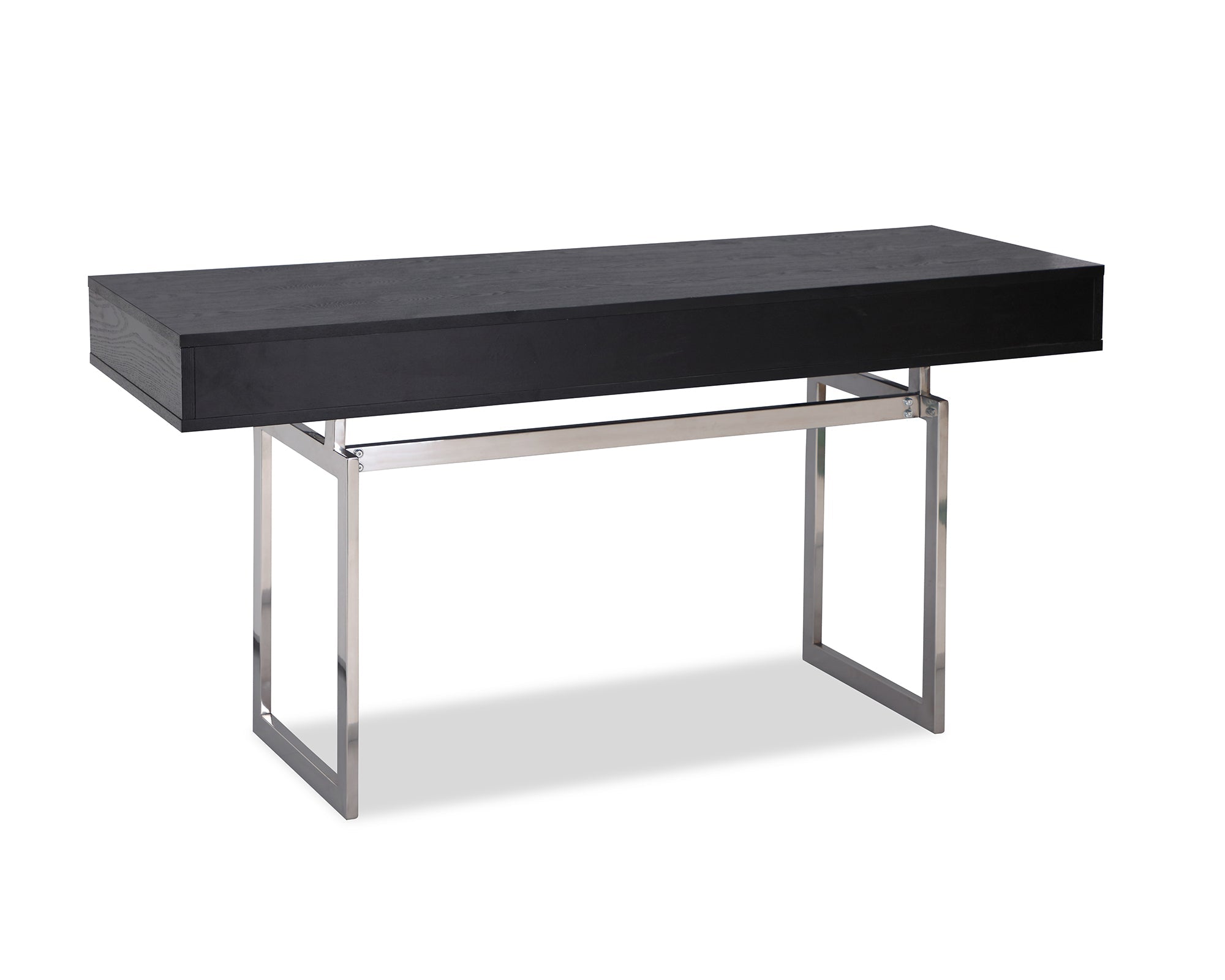 Hamilton Desk - Polished Stainless