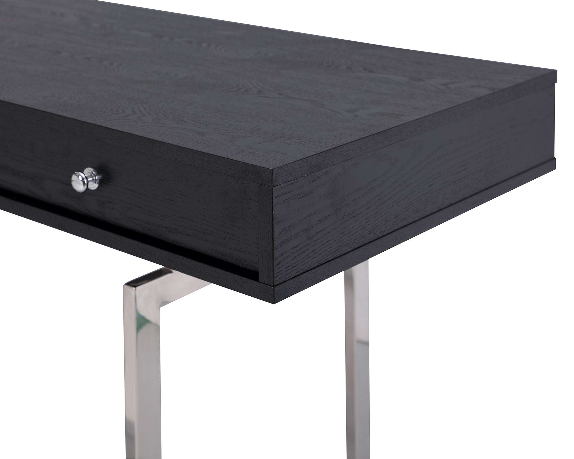 Hamilton Desk - Polished Stainless