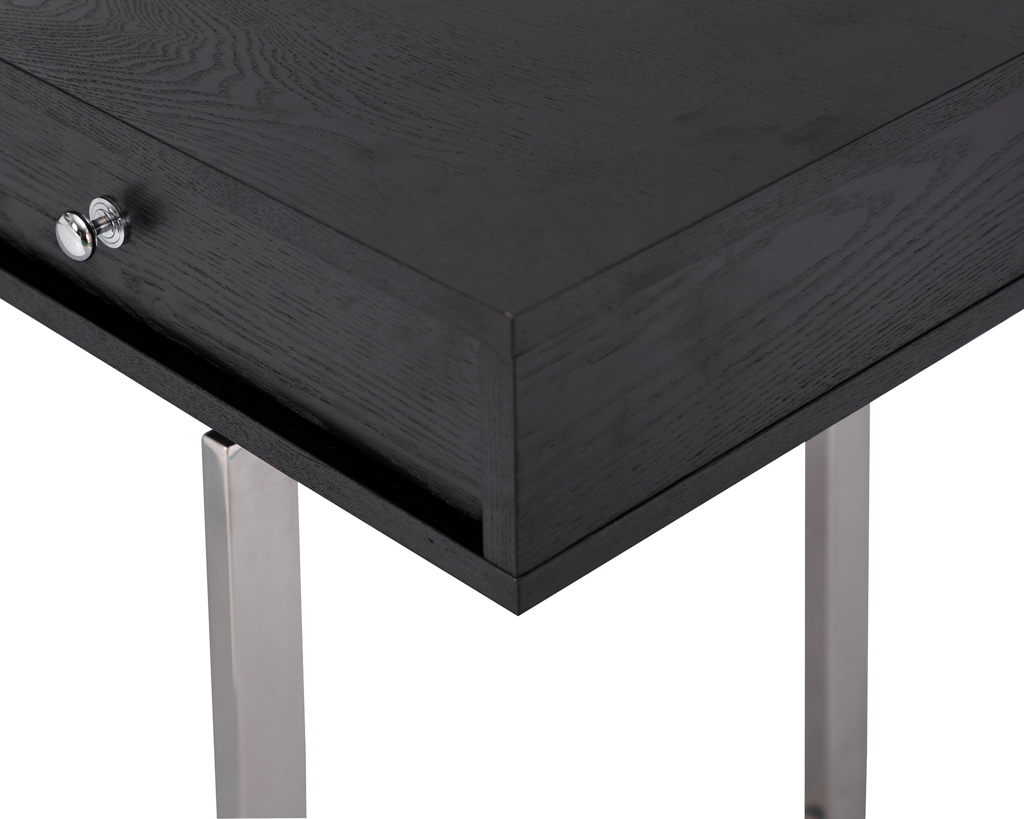 Hamilton Desk - Polished Stainless