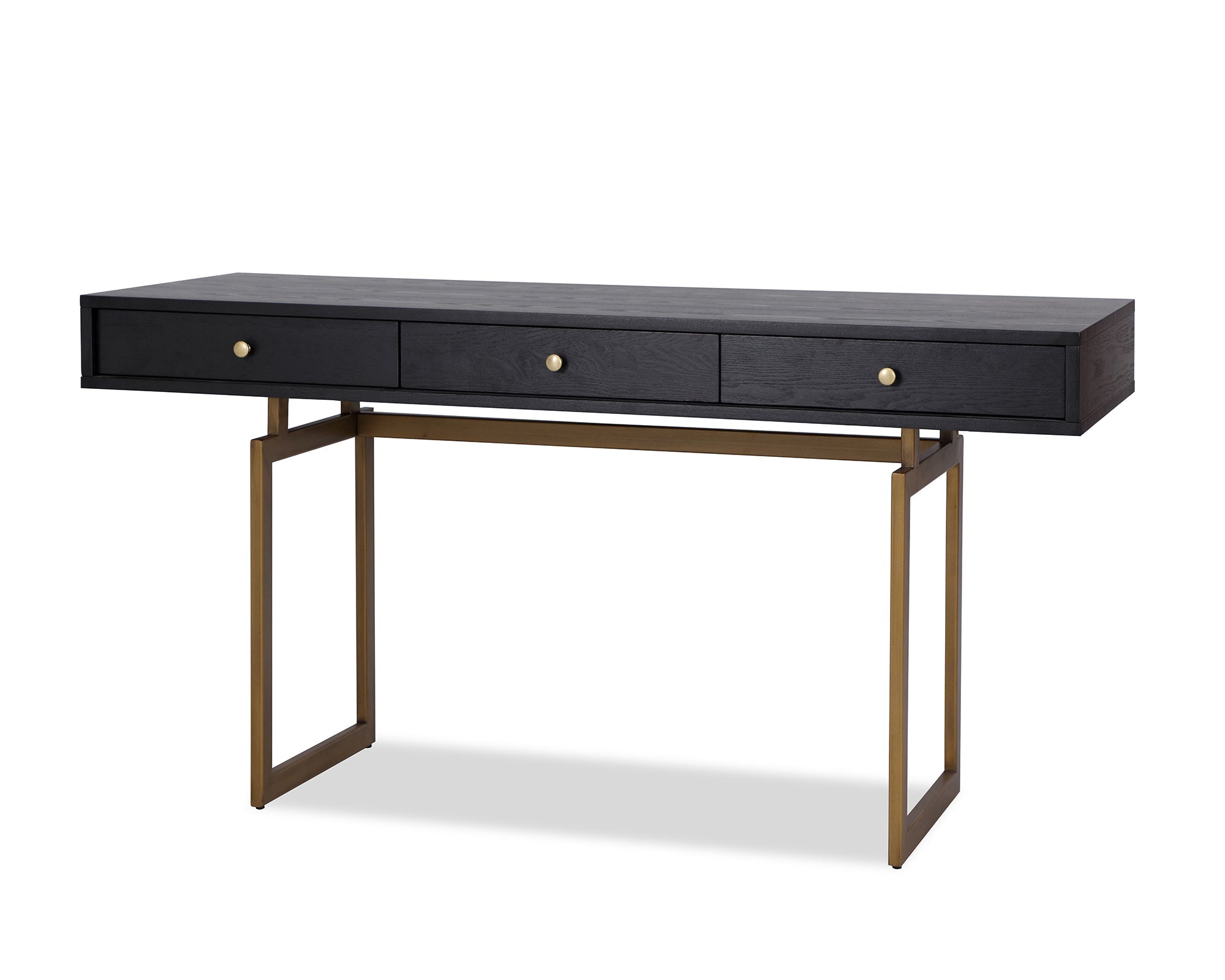 Hamilton Desk - Antique Brass