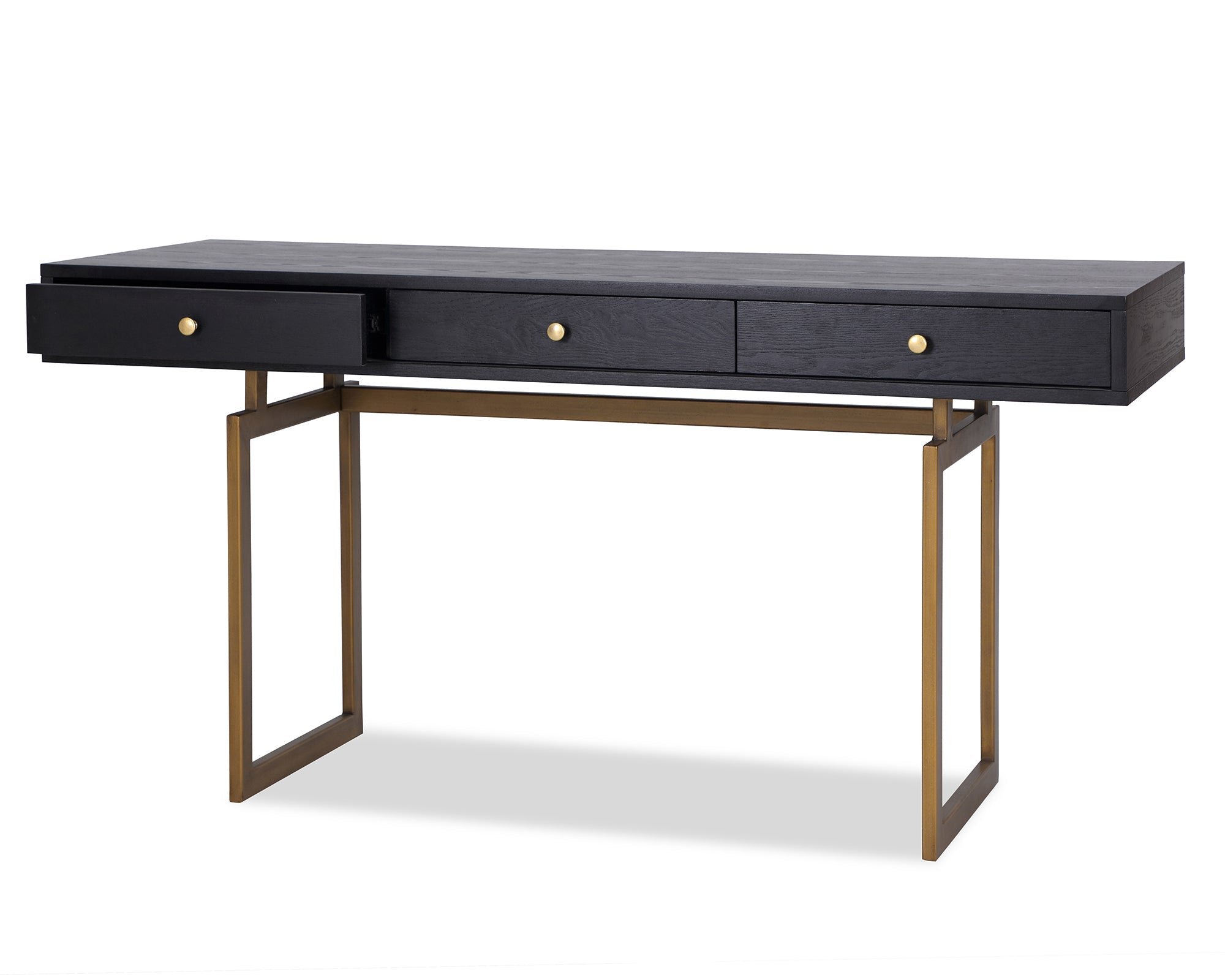 Hamilton Desk - Antique Brass