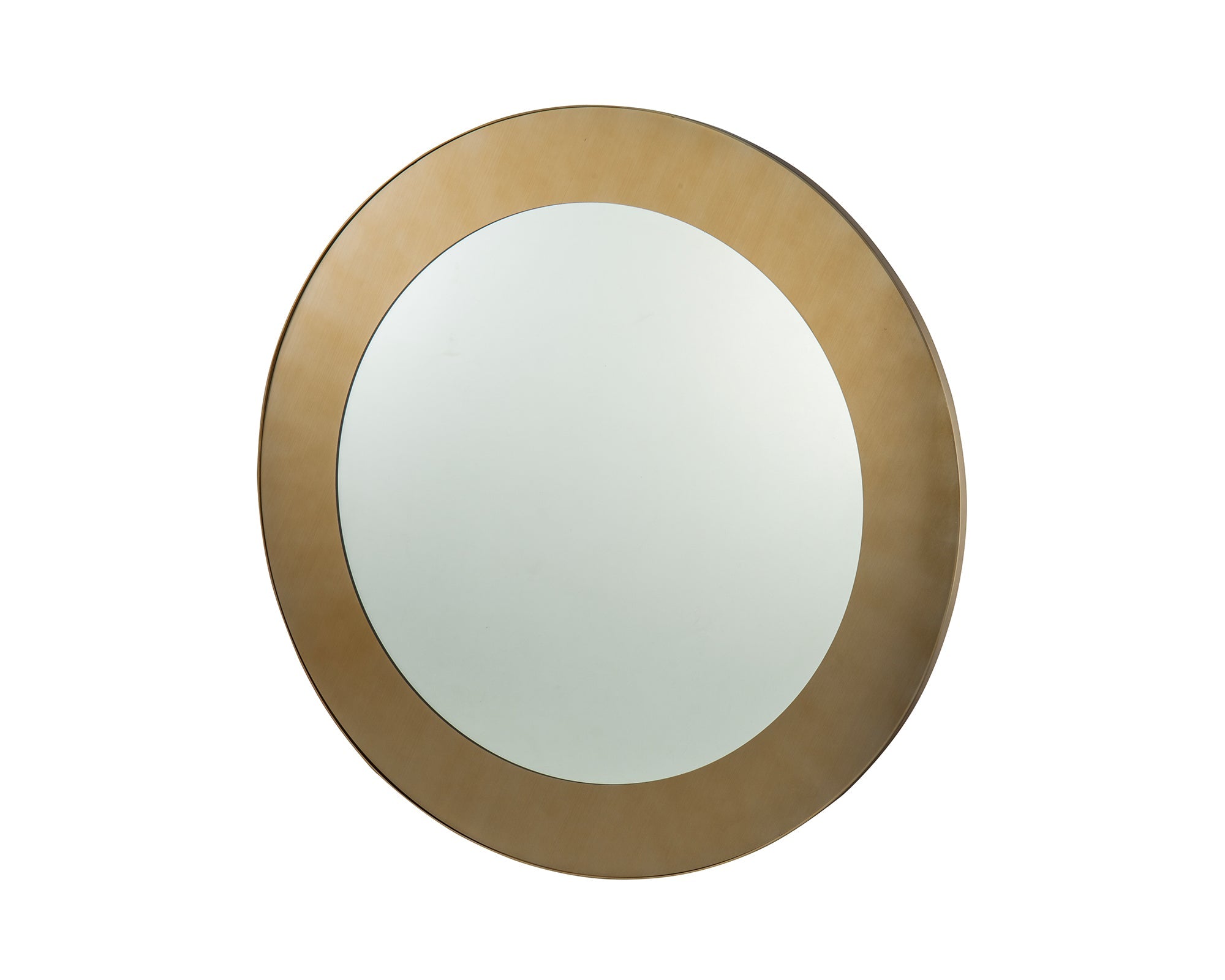 Camden Circular Mirror  - Brushed Brass