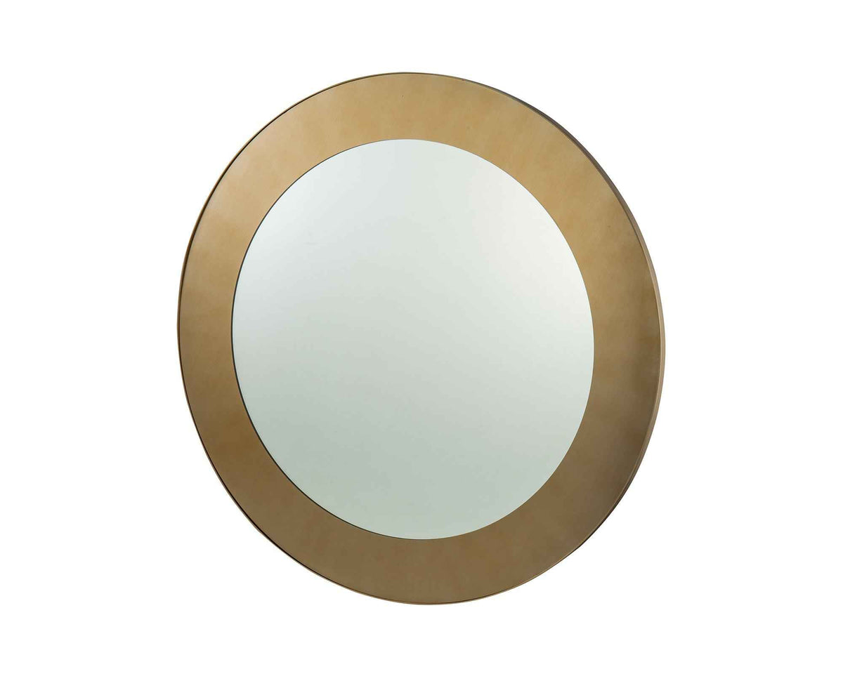 Camden Circular Mirror - Brushed Brass