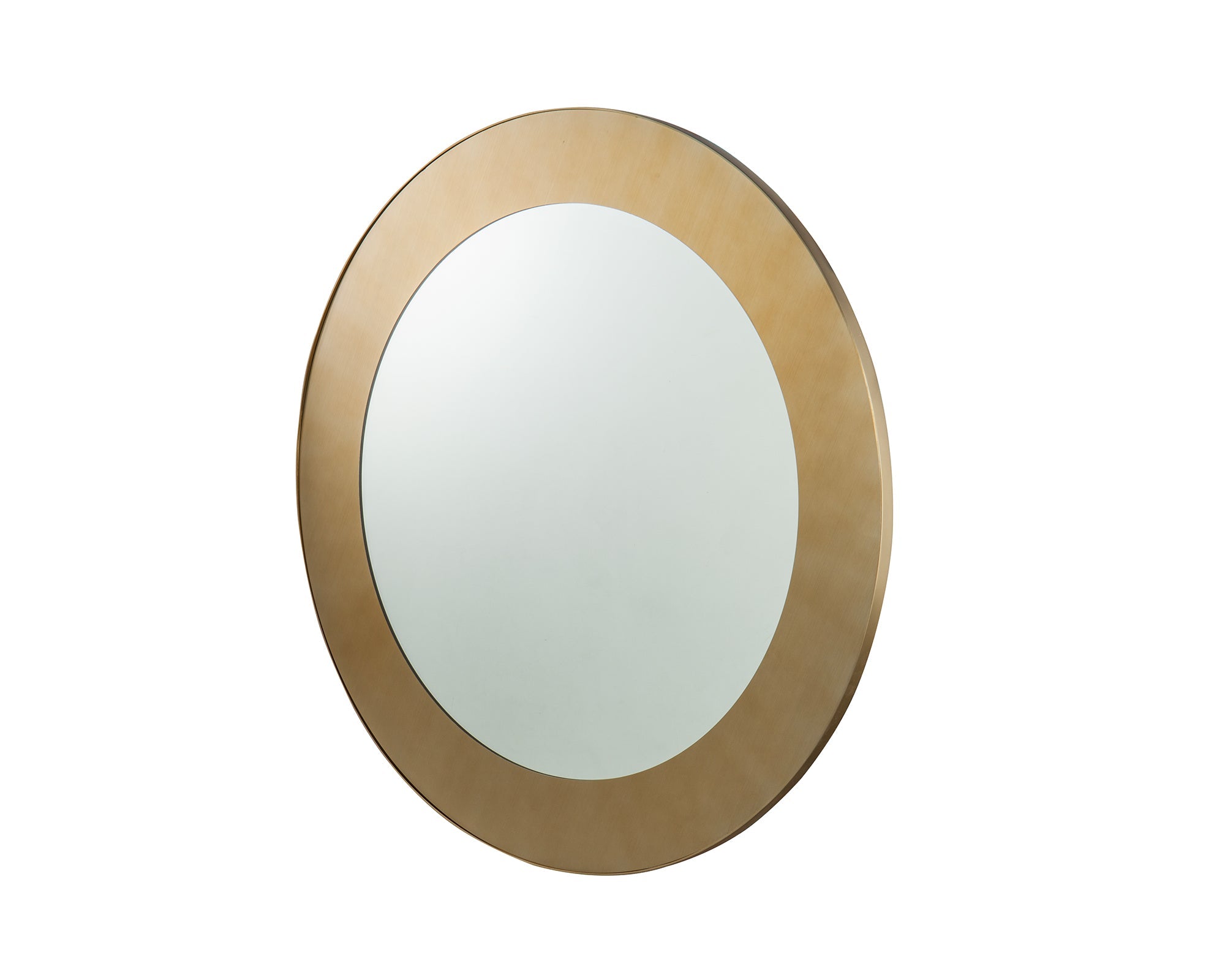 Camden Circular Mirror  - Brushed Brass