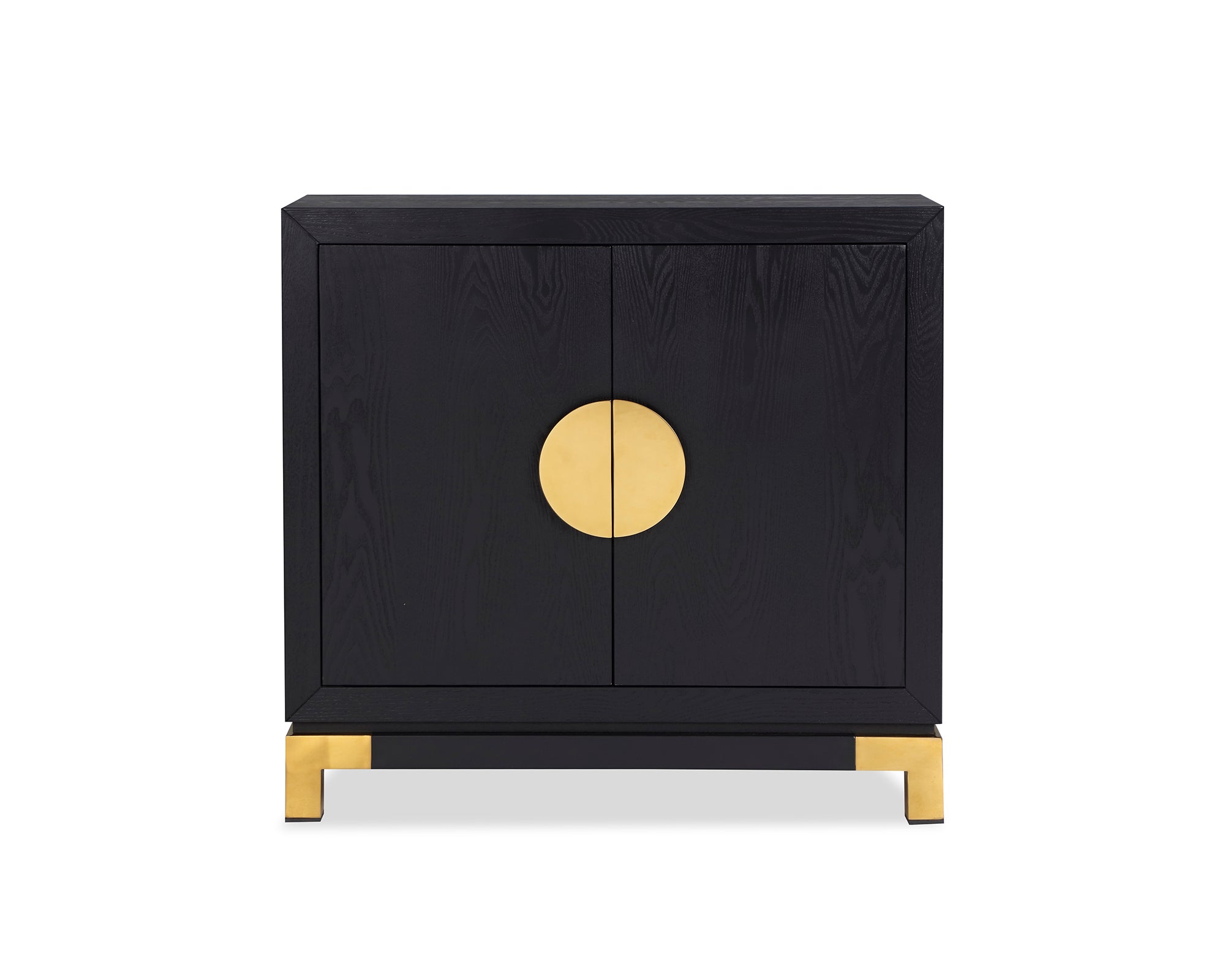 Otium Sideboard - Black Ash Veneer/Polished Brass
