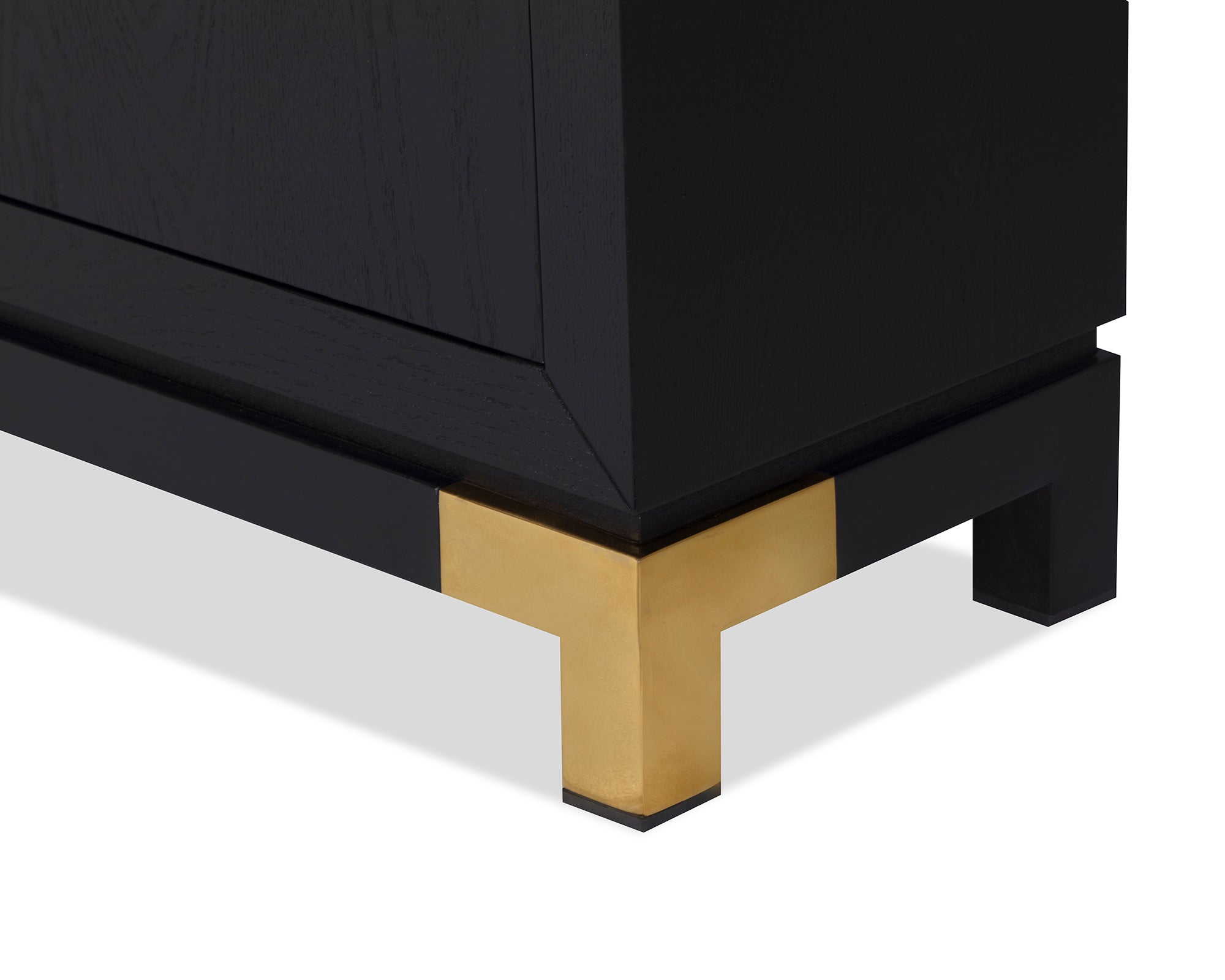 Otium Sideboard - Black Ash Veneer/Polished Brass