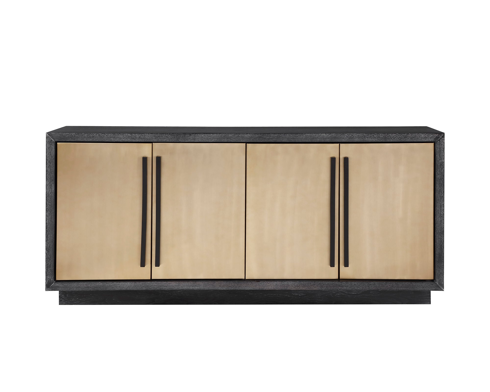 Camden Sideboard - Ebony Cerused Ash/Brushed Brass