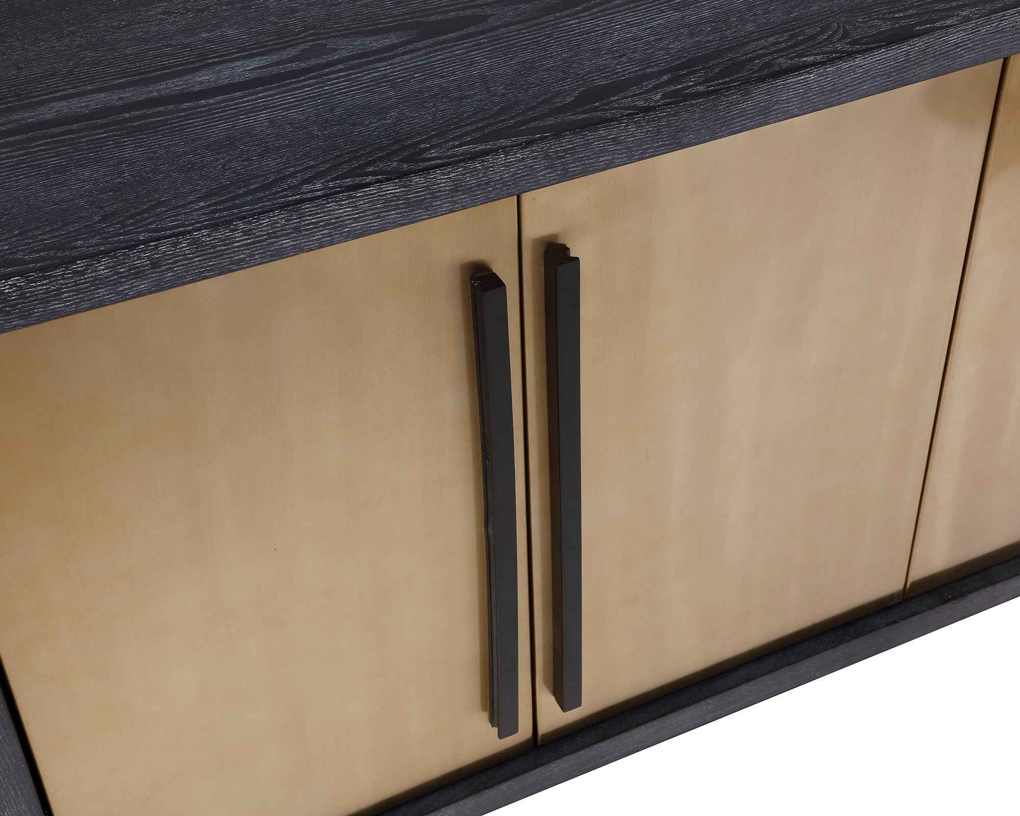 Camden Sideboard - Ebony Ash Brushed Brass