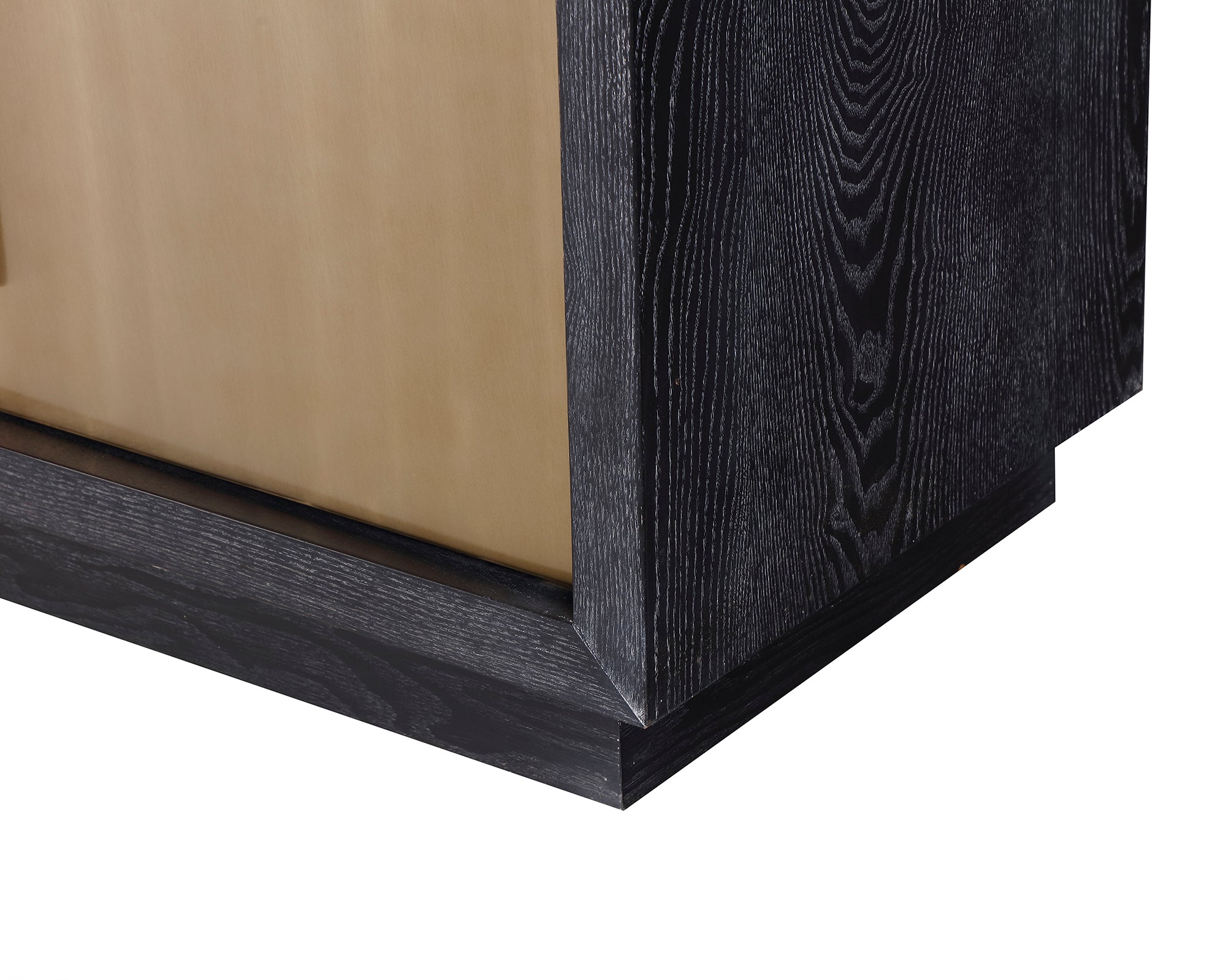 Camden Sideboard - Ebony Cerused Ash/Brushed Brass