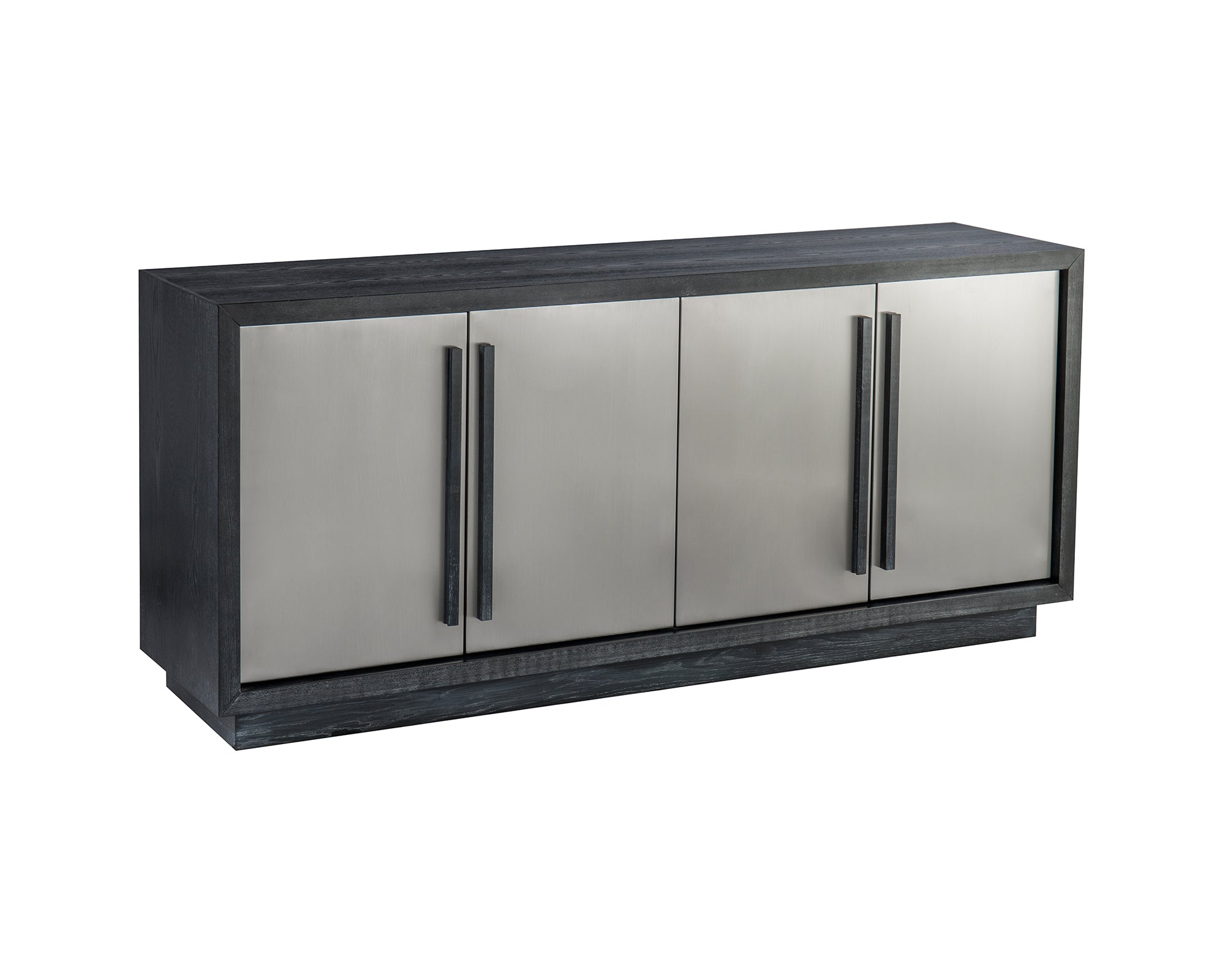 Camden Sideboard - Ebony Ash Stainless Steel