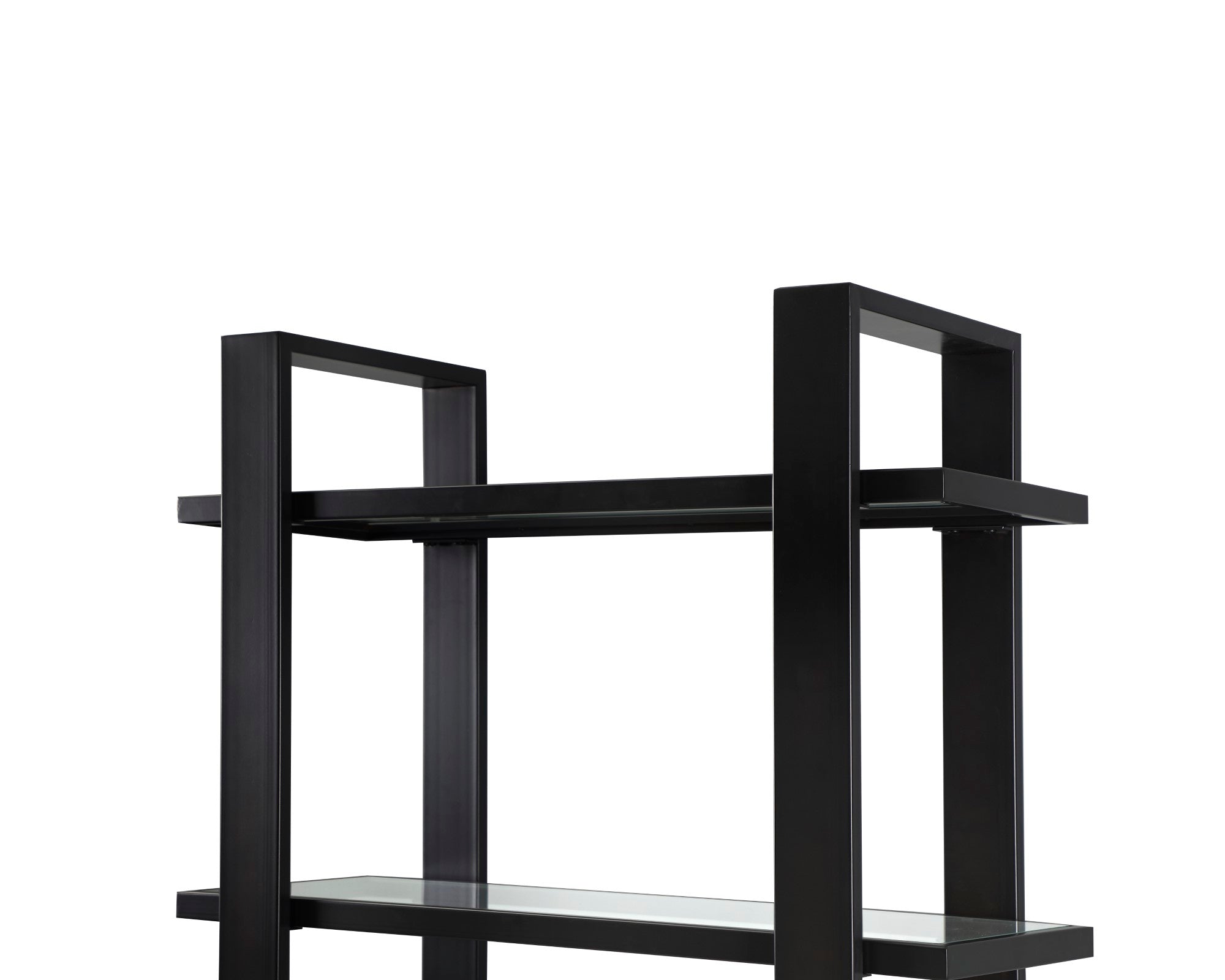 Arundel Shelving - Glass/Industrial Brown