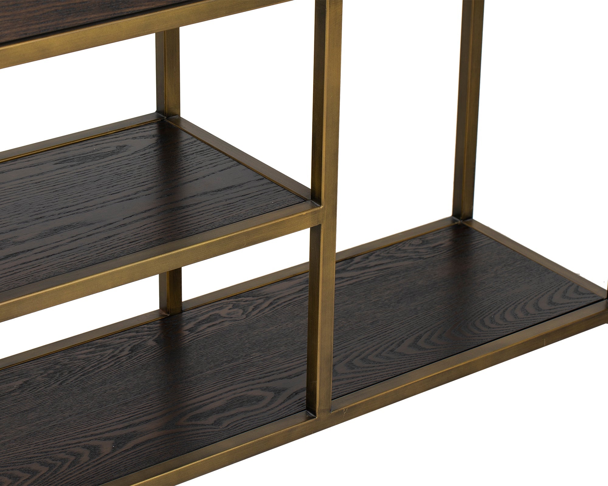 Mervyn Shelving - Dark Brown Ash Veneer