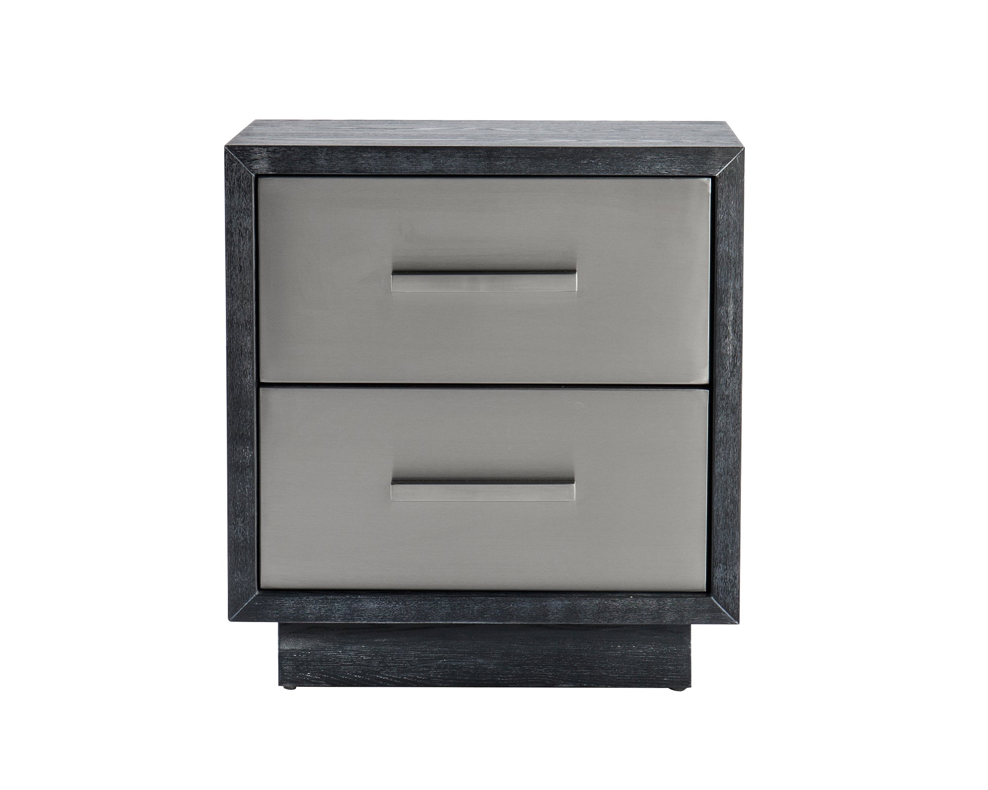 Camden Bedside Table I - Brushed Stainless Steel