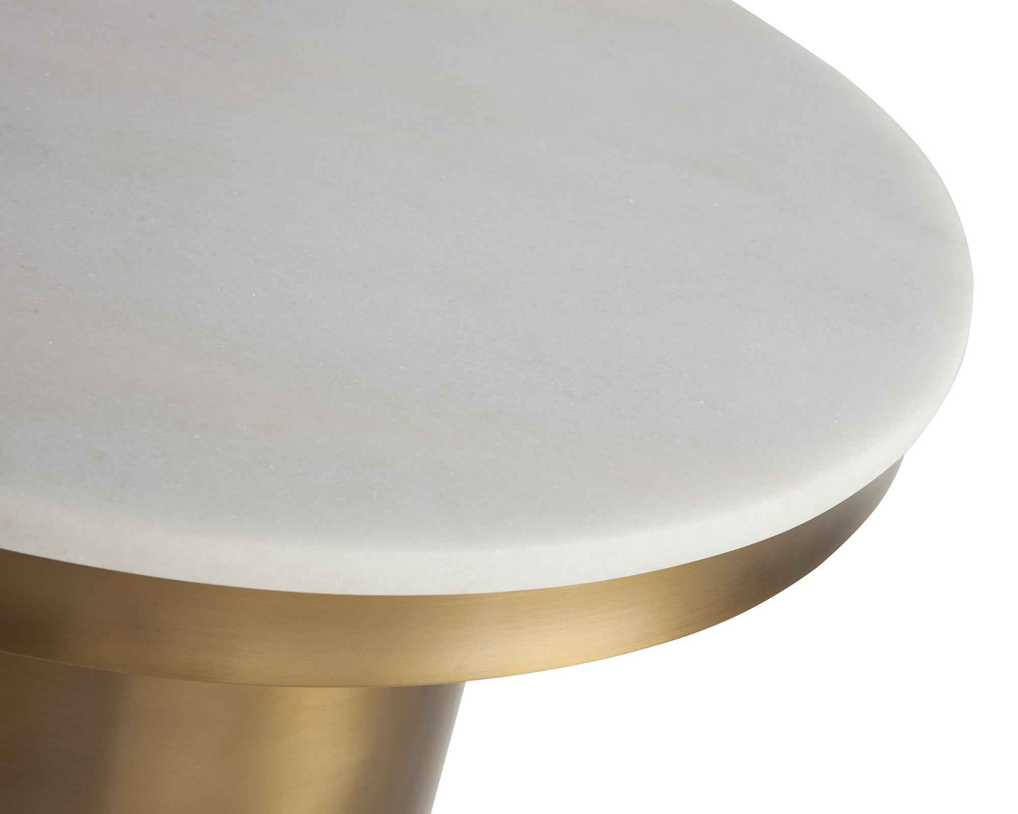 Camden Side Table - White Marble