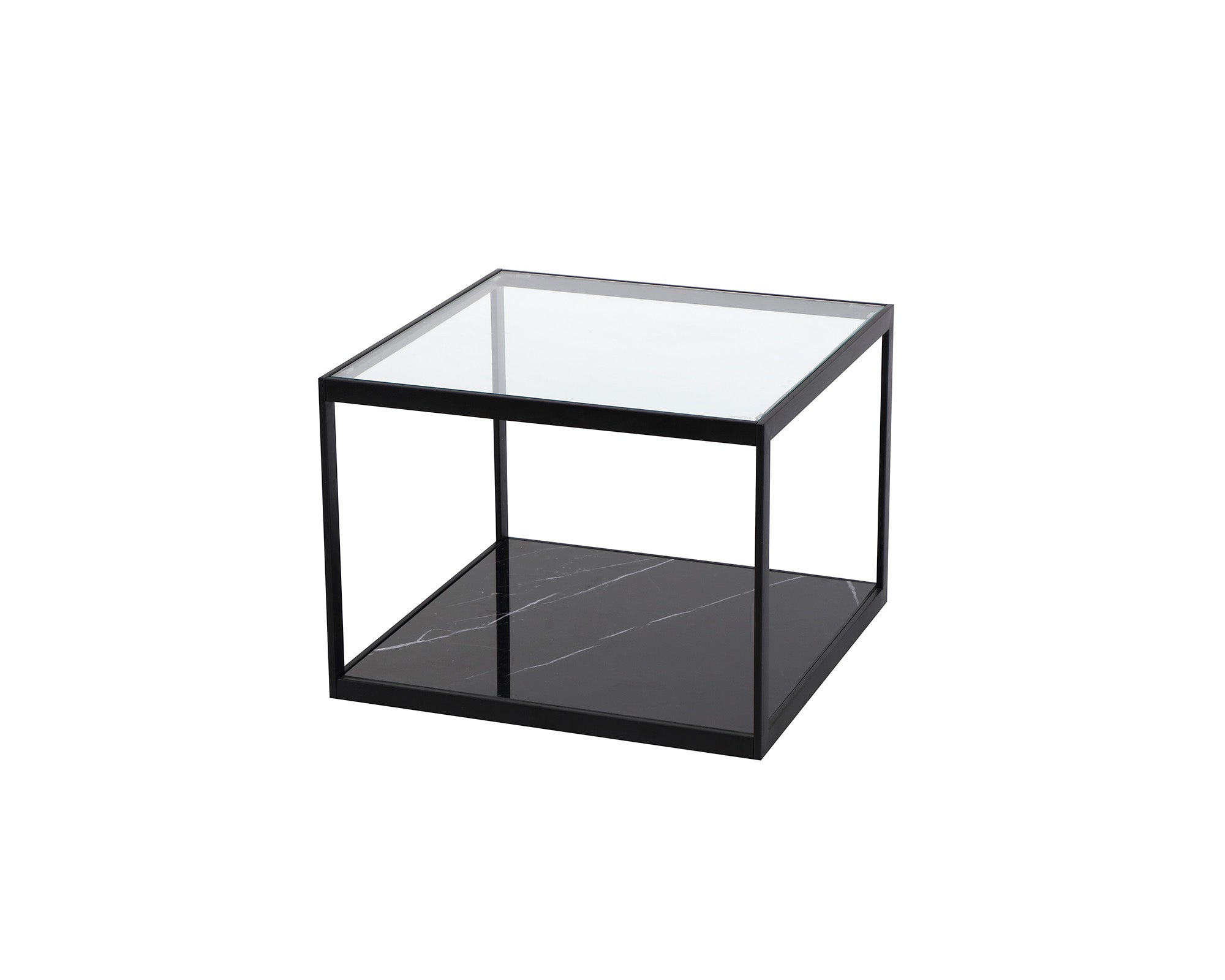 Tamon Coffee Table (set of 2) - Black Marble