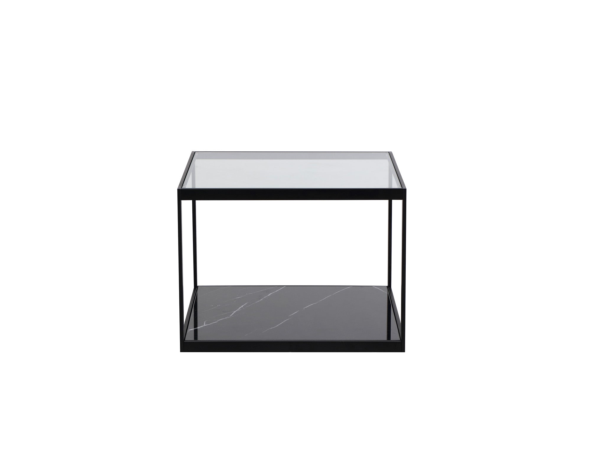 Tamon Coffee Table (set of 2) - Black Marble