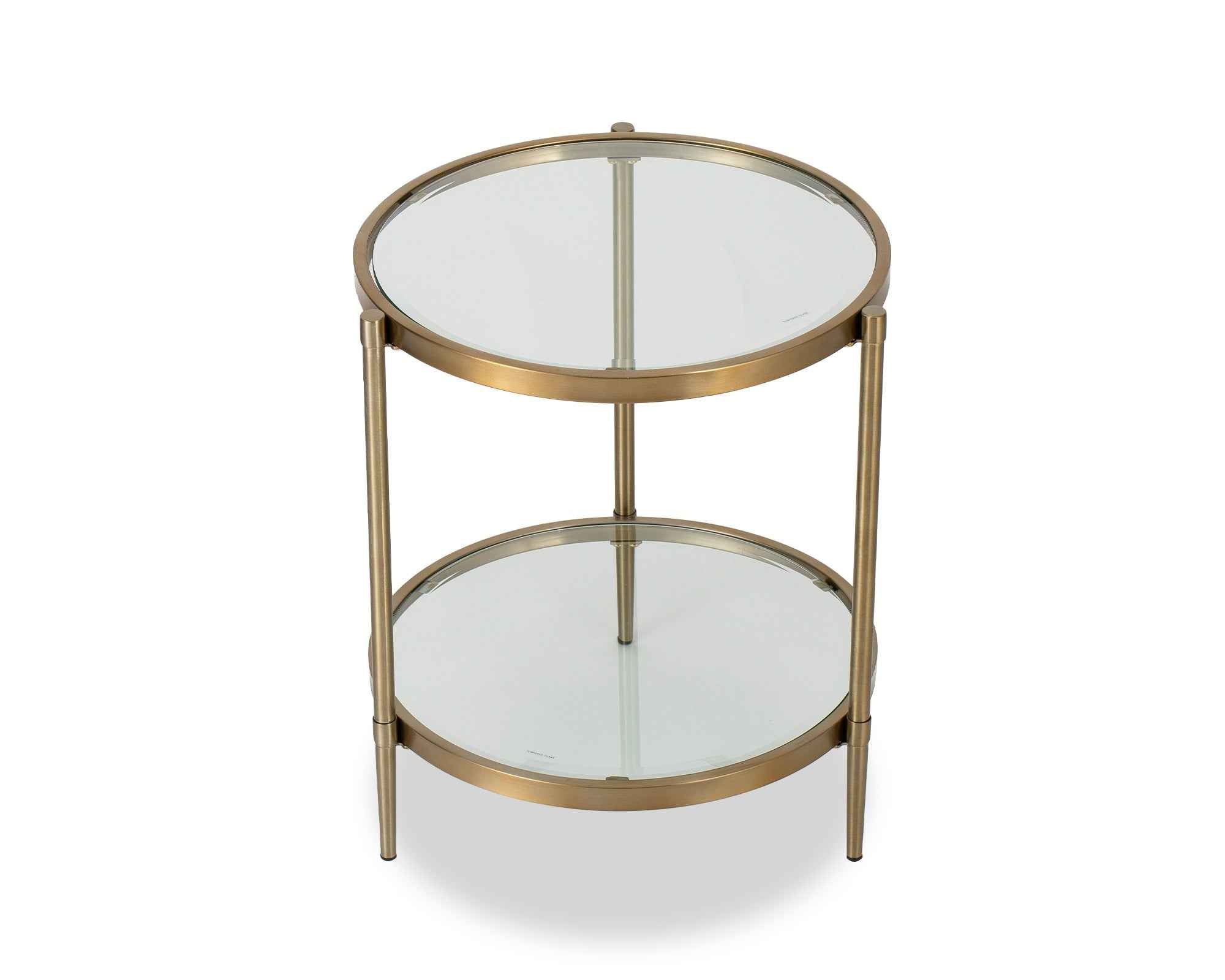 Adlon Side Table - Brushed Brass