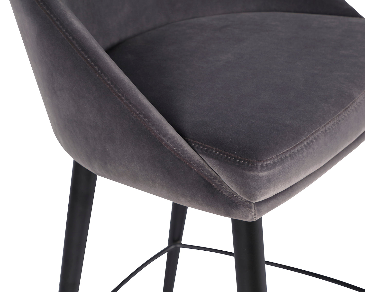 Arden Bar Stool - Gainsborough Nickel Grey