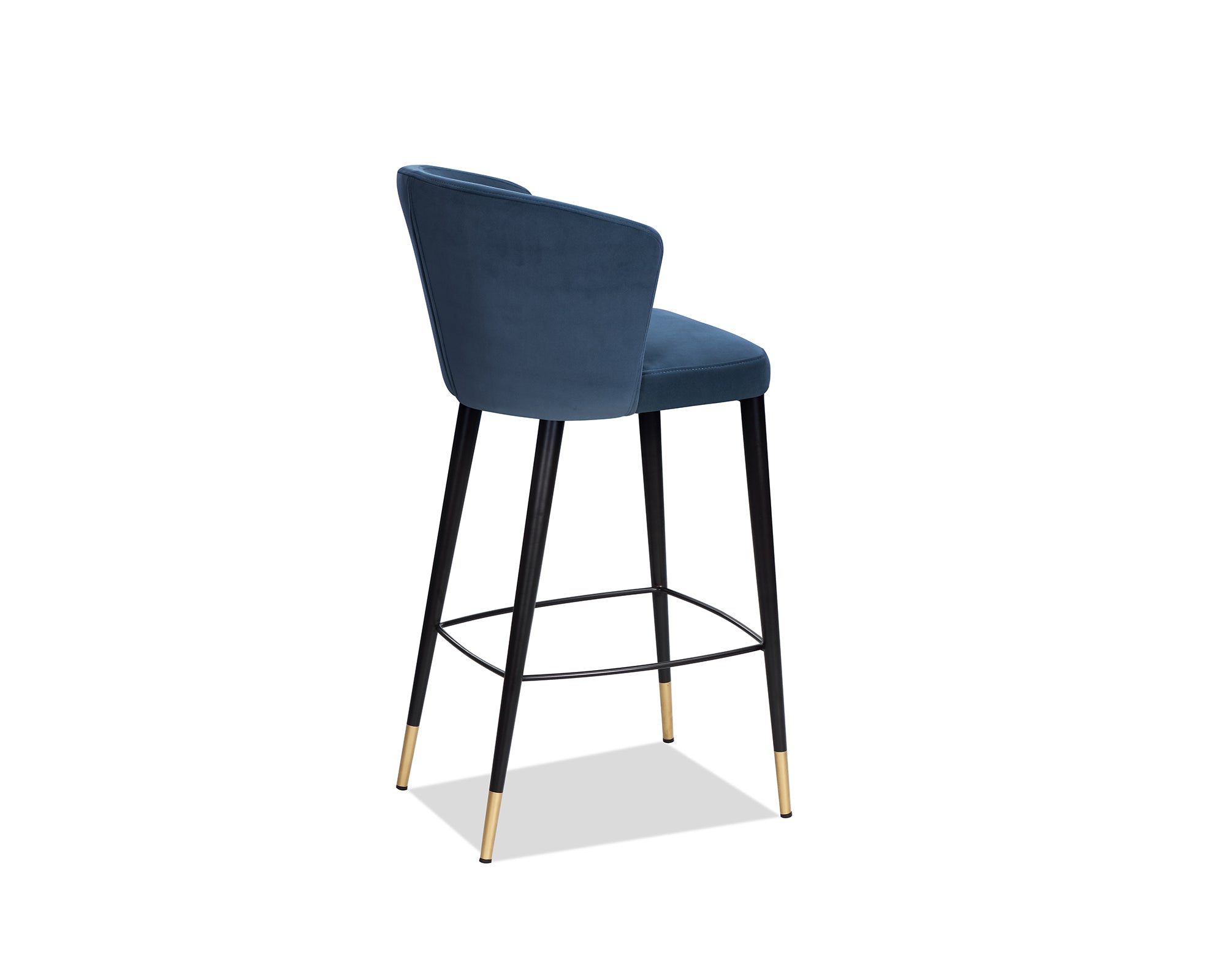 Elica Stool - Gainsborough Cobalt Blue