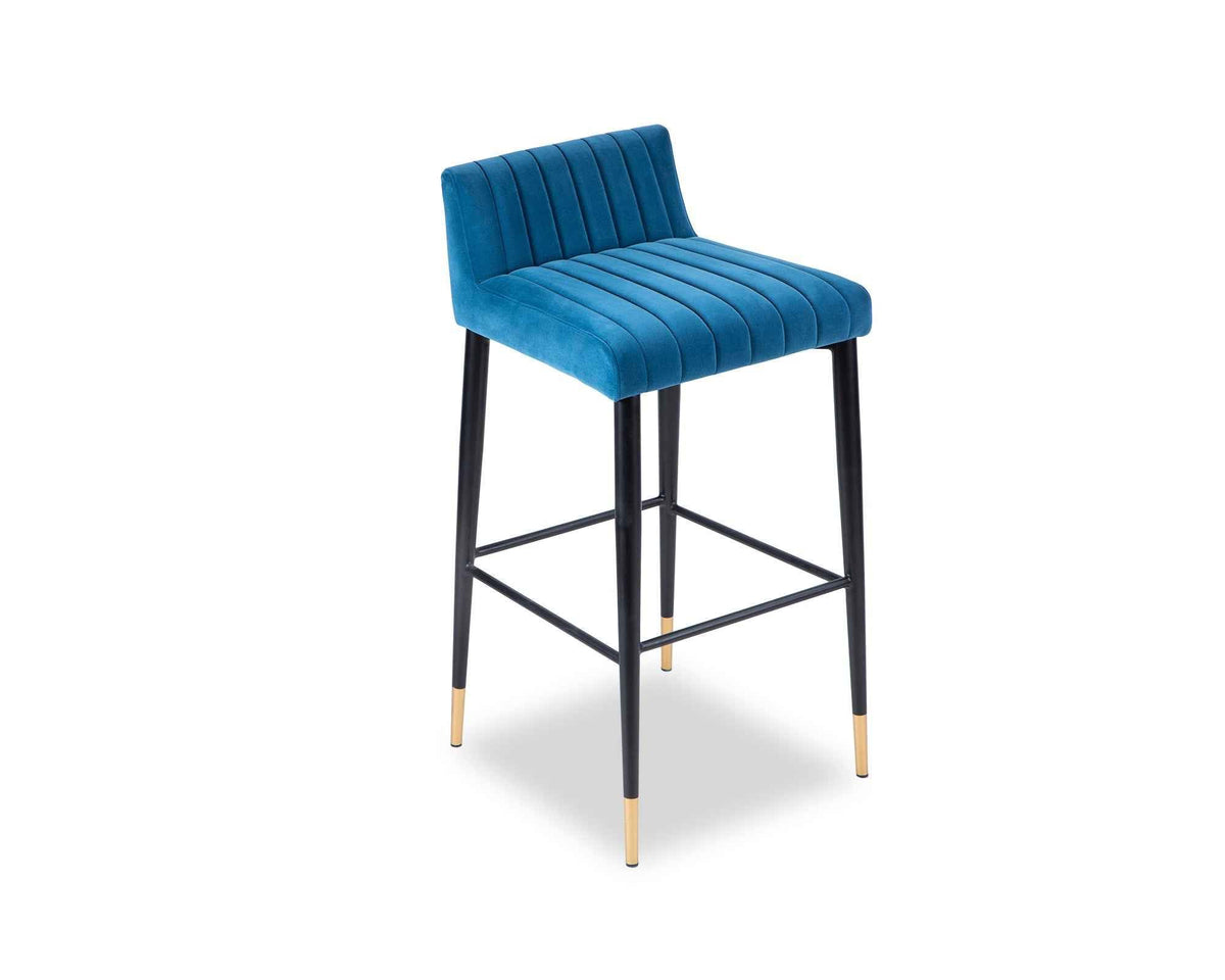 Coltrane Bar Stool - Toscana Polar Blue