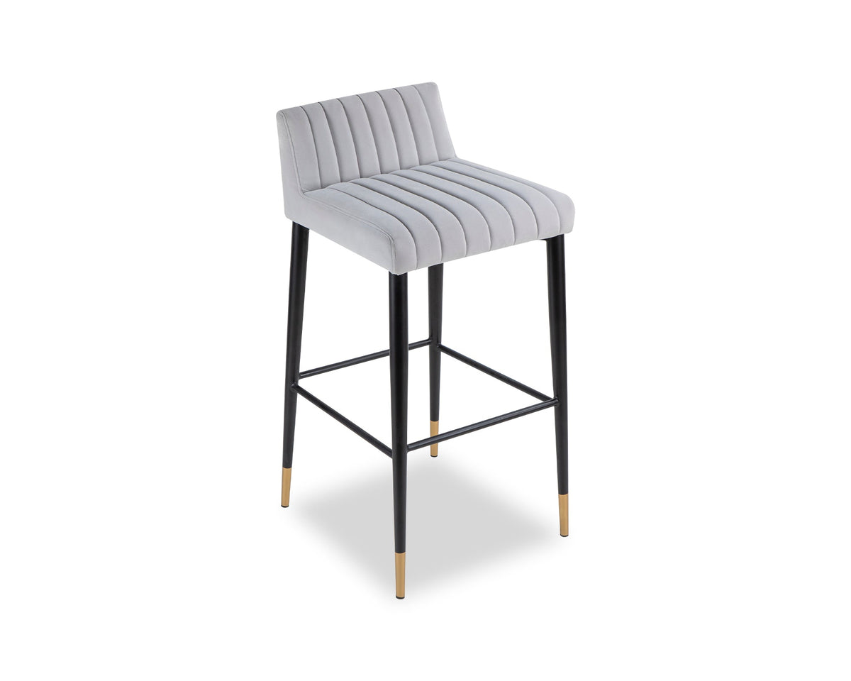 Coltrane Bar Stool - Toscana Misty Velvet