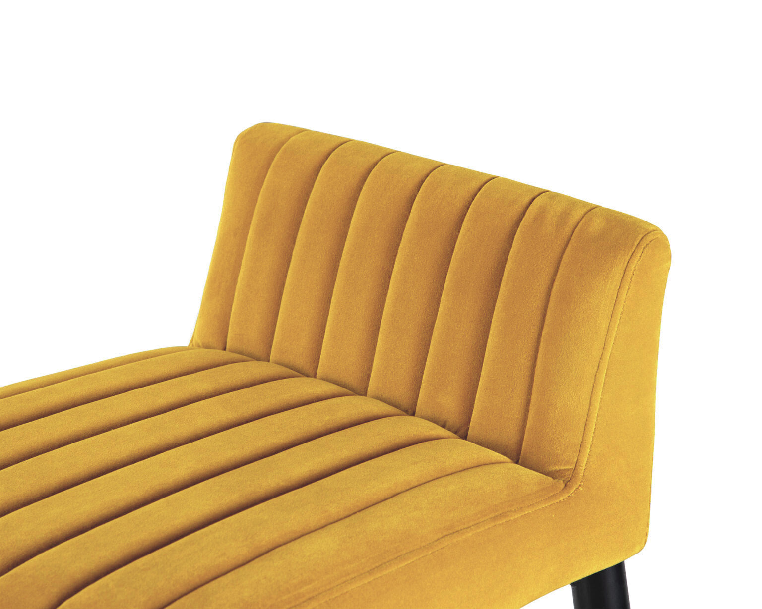 Coltrane Bar Stool - Gainsborough Ochre Velvet