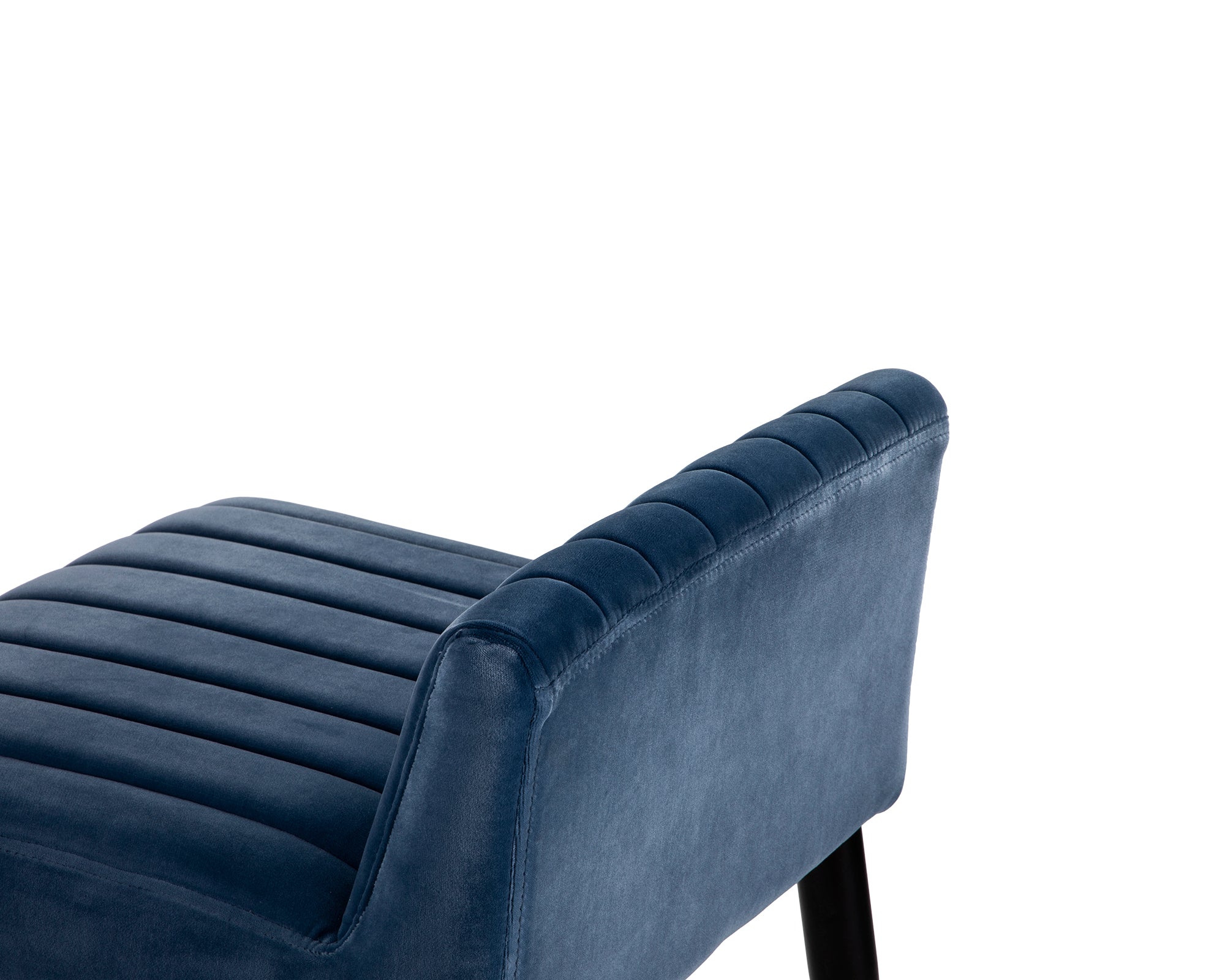 Coltrane Counter Stool - Gainsborough Colbalt Blue Velvet