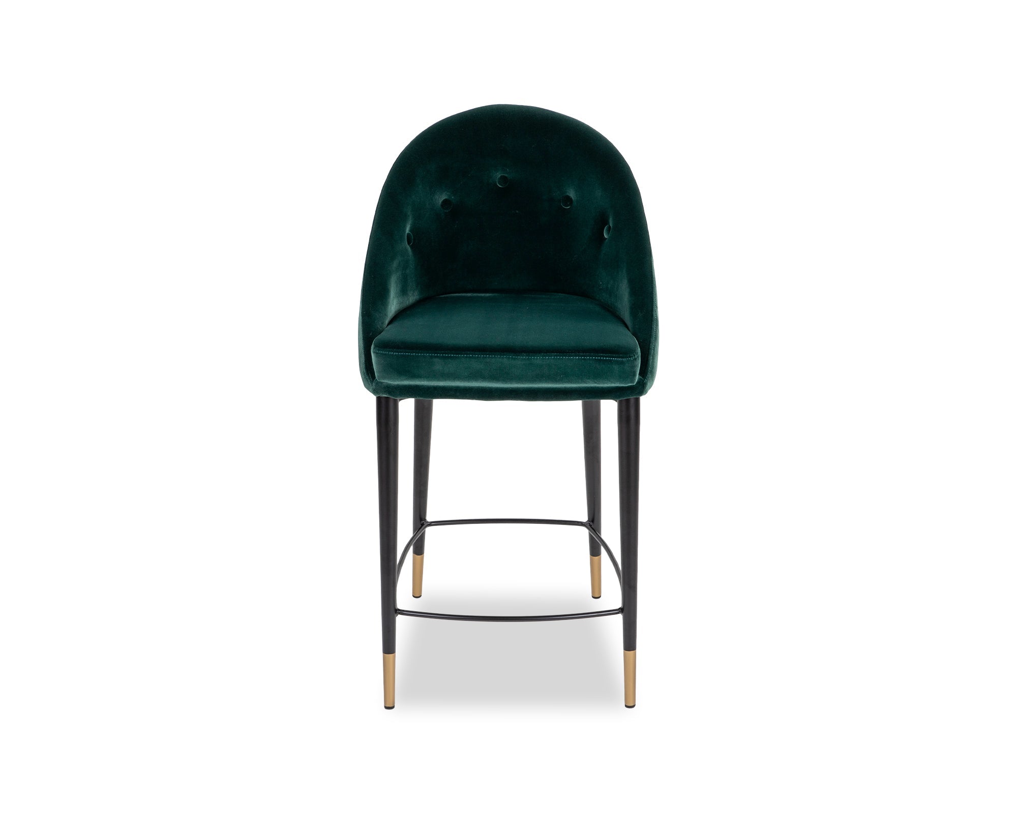 Arden Counter Stool - Gainsborough Emerald Green Velvet