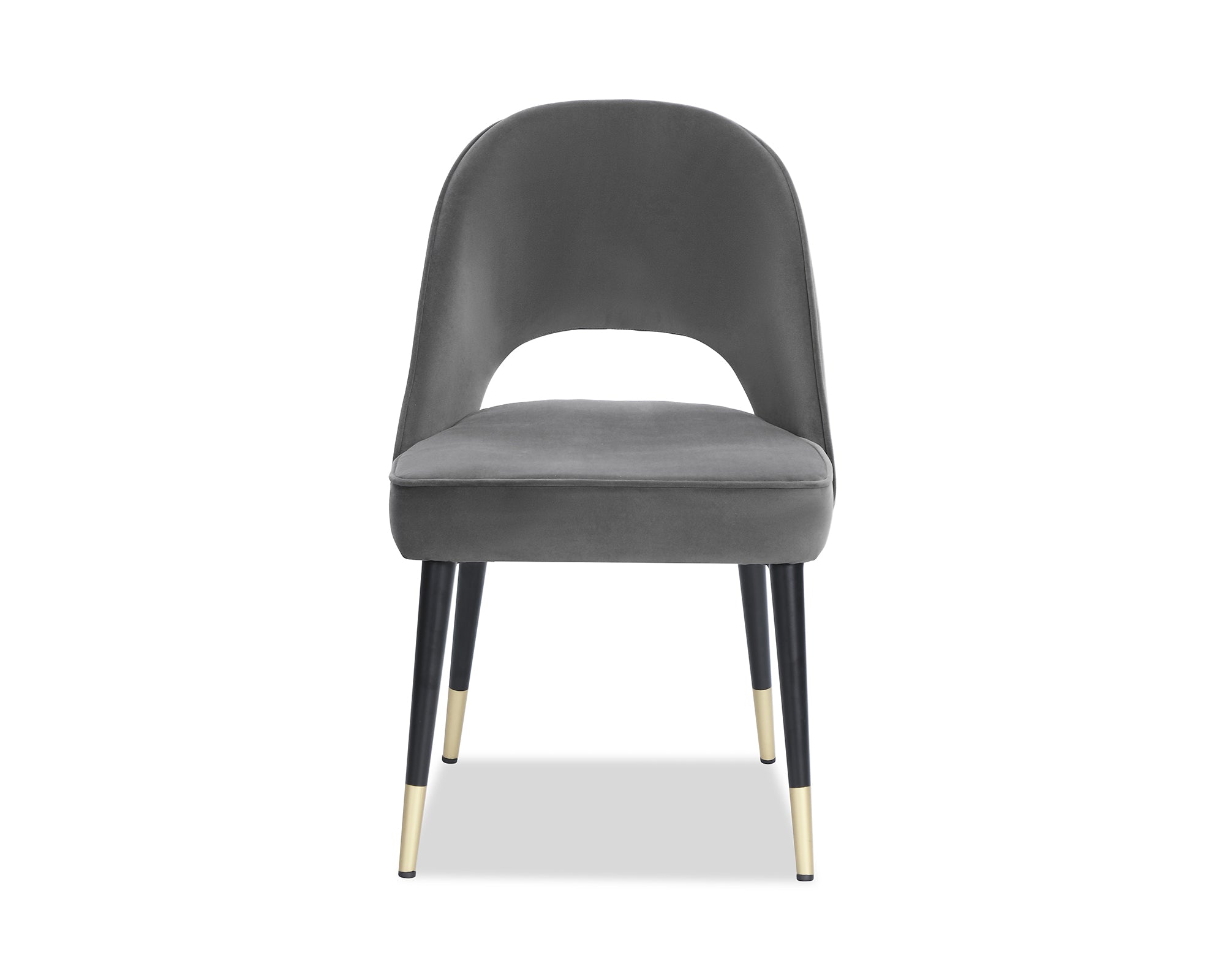 Yves Dining Chair (set of 2) - Kaster II Slate Velvet