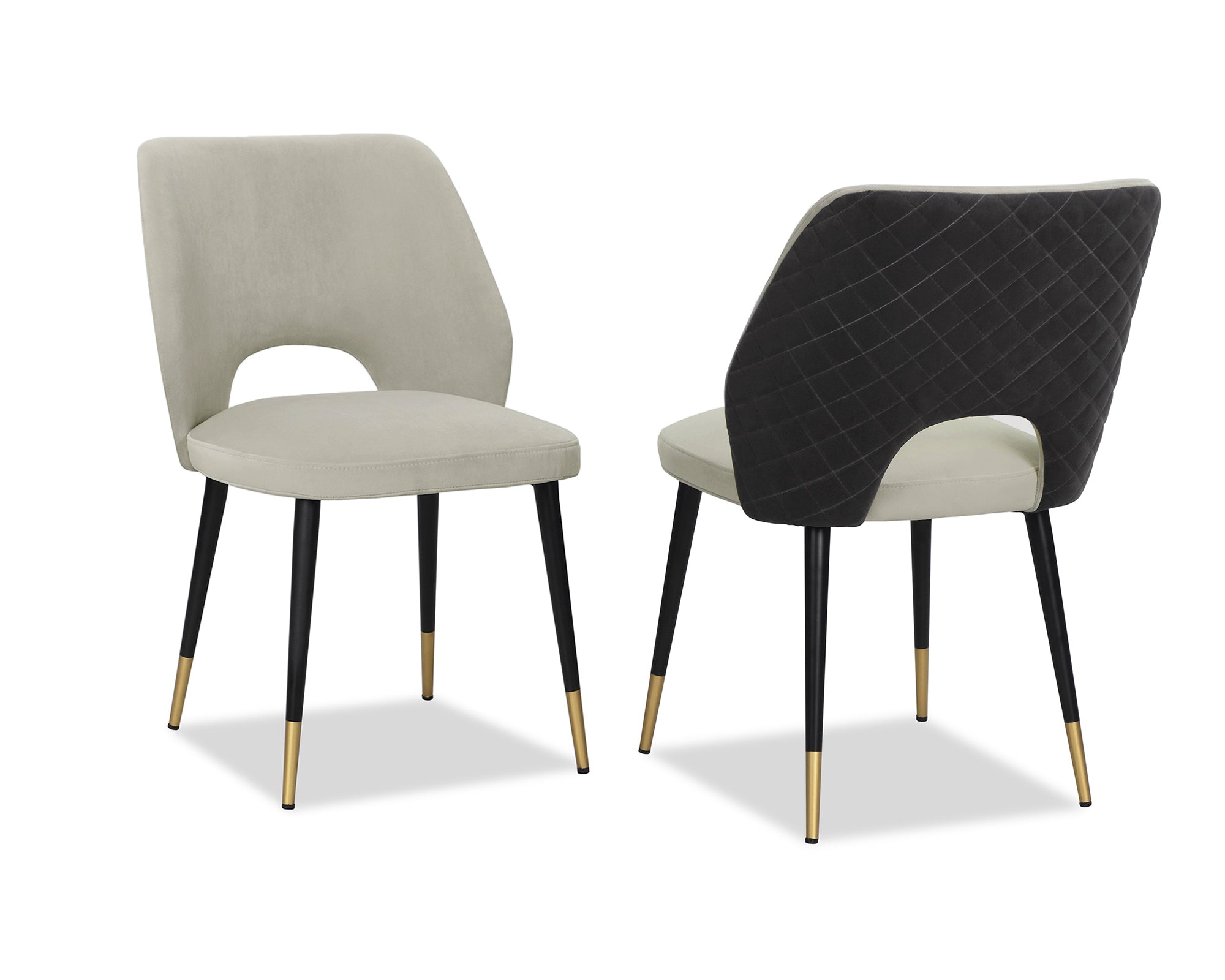 Jagger Dining Chair (set of 2) - Kaster Light Grey