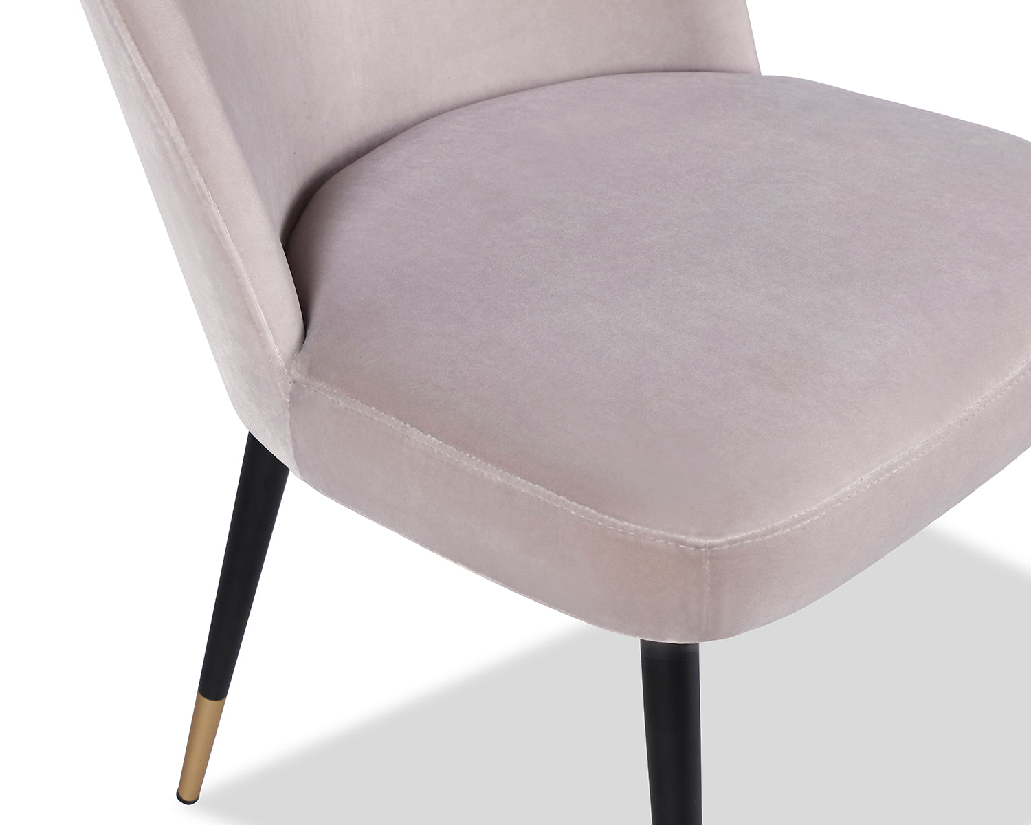 Alfa Chair (set of 2) - Gainsborough Dorian Grey Velvet