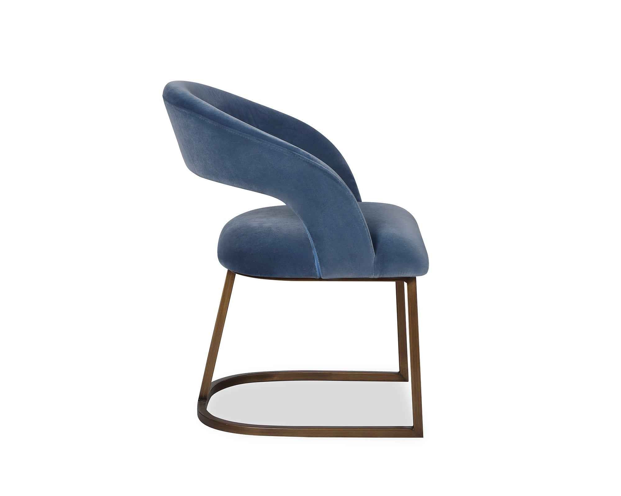 Alfie Dining Chair - Gainsborough Cobalt Blue