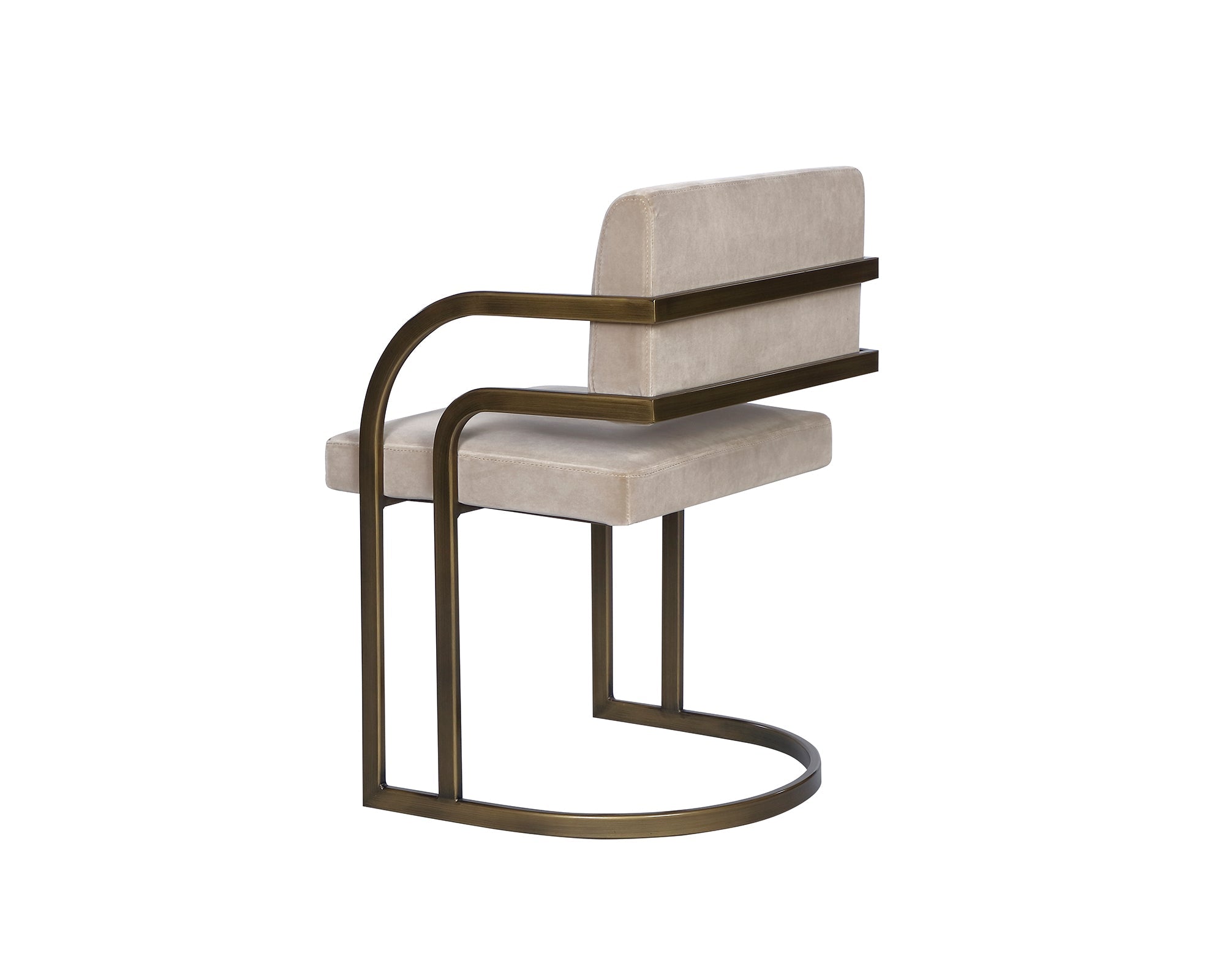 Dylan Dining Chair - Gainsborough Mink, Antique Bronze