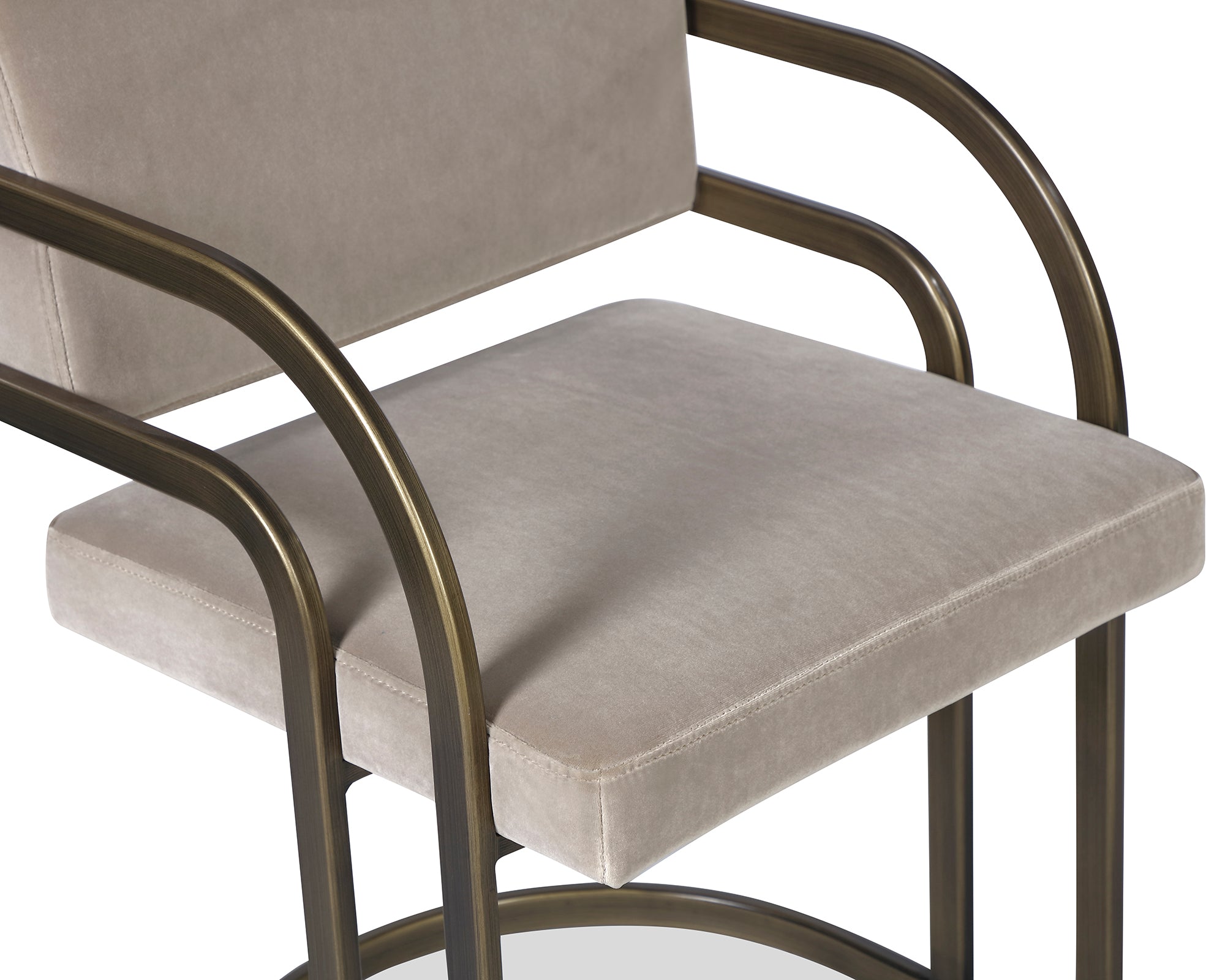 Dylan Dining Chair - Gainsborough Mink, Antique Bronze