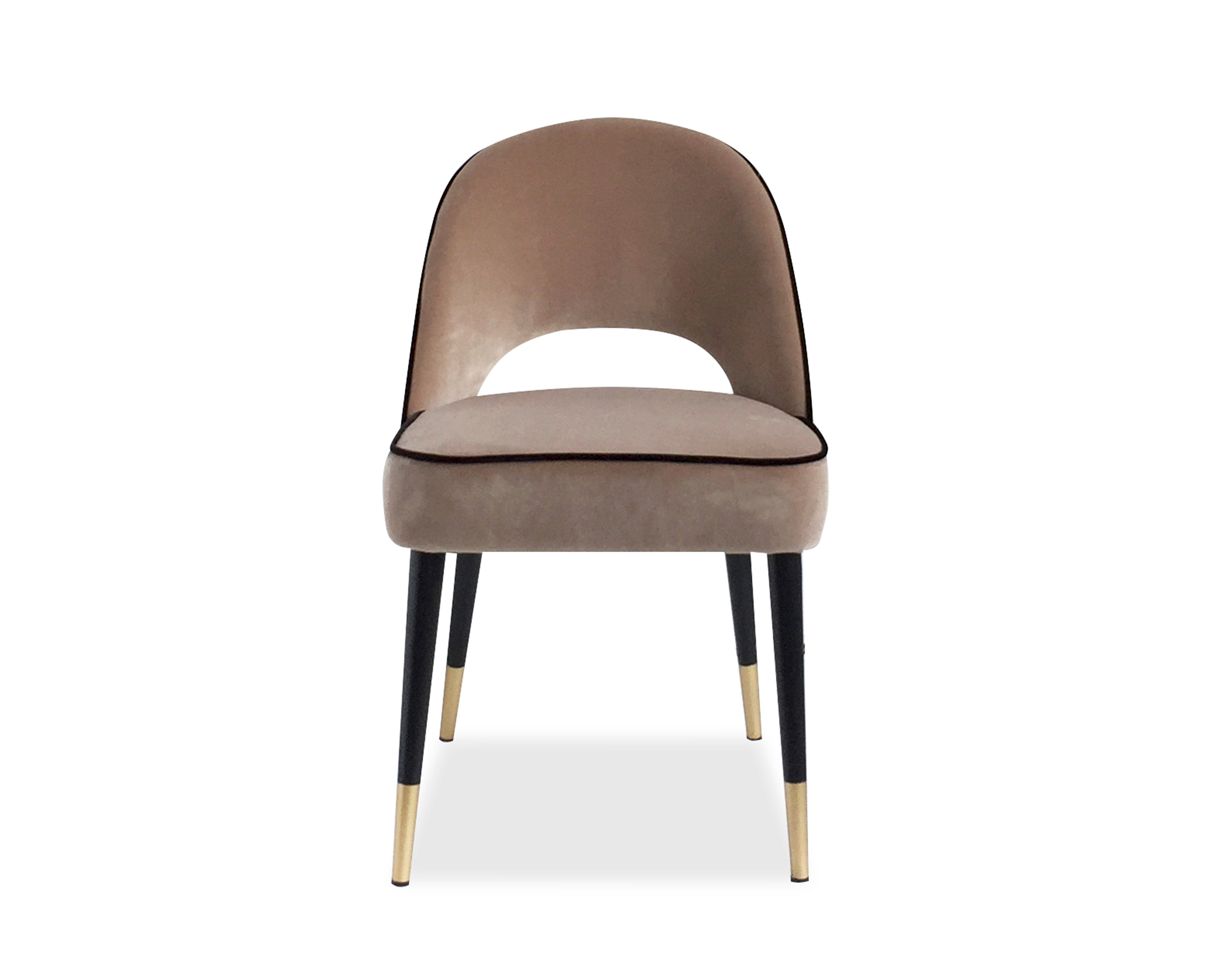 Yves Dining Chair (set of 2) - Gainsborough Tobacco Velvet