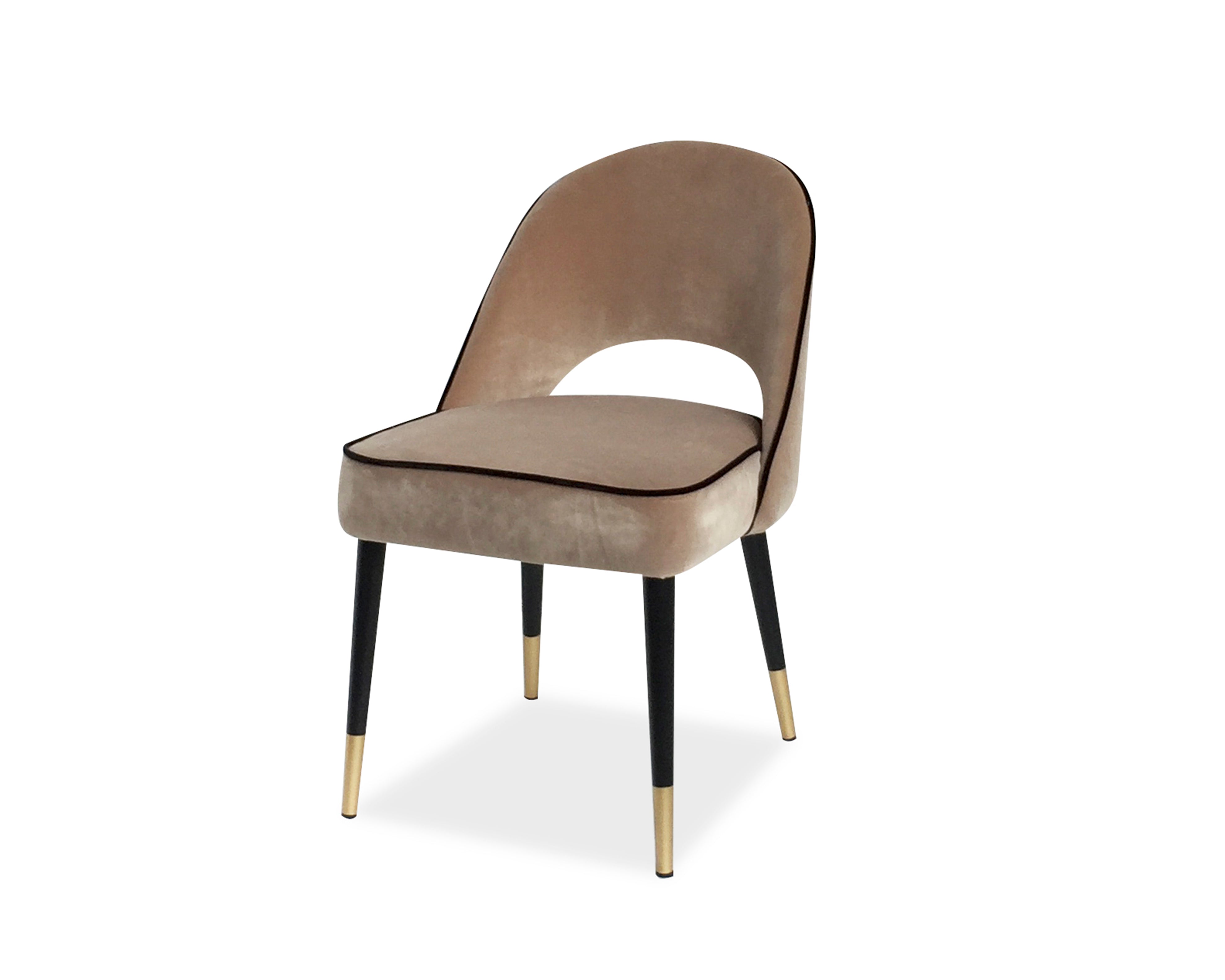 Yves Dining Chair (set of 2) - Gainsborough Tobacco Velvet