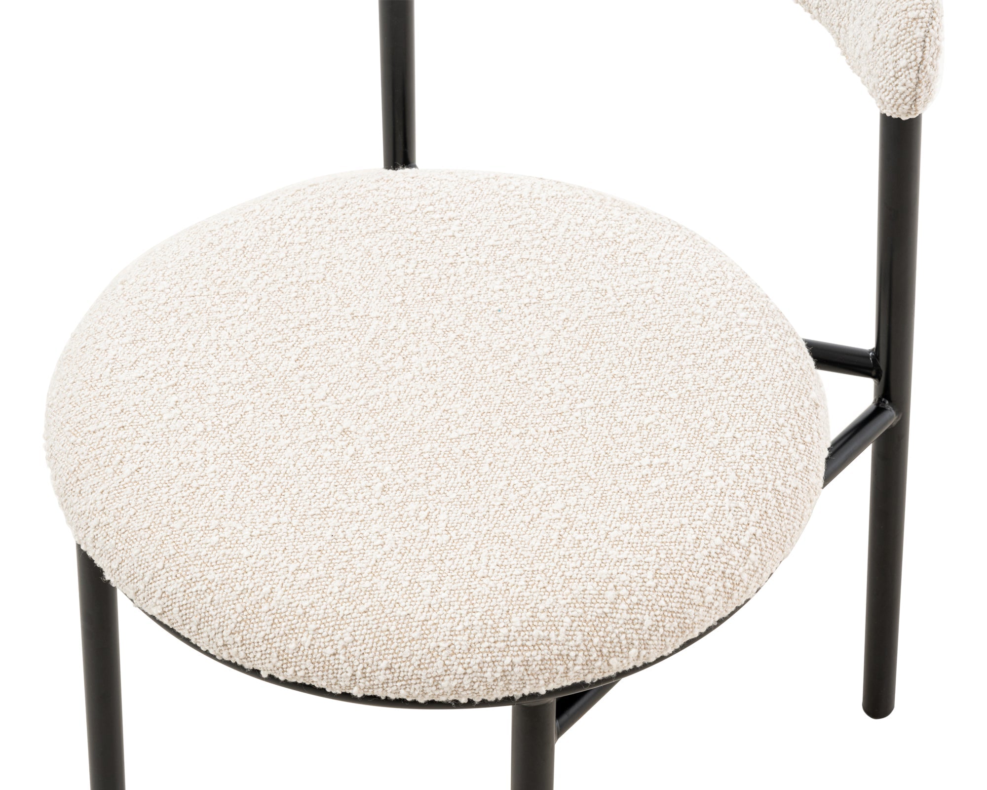 Nook Dining Chair (set of 2) - Boucle Sand