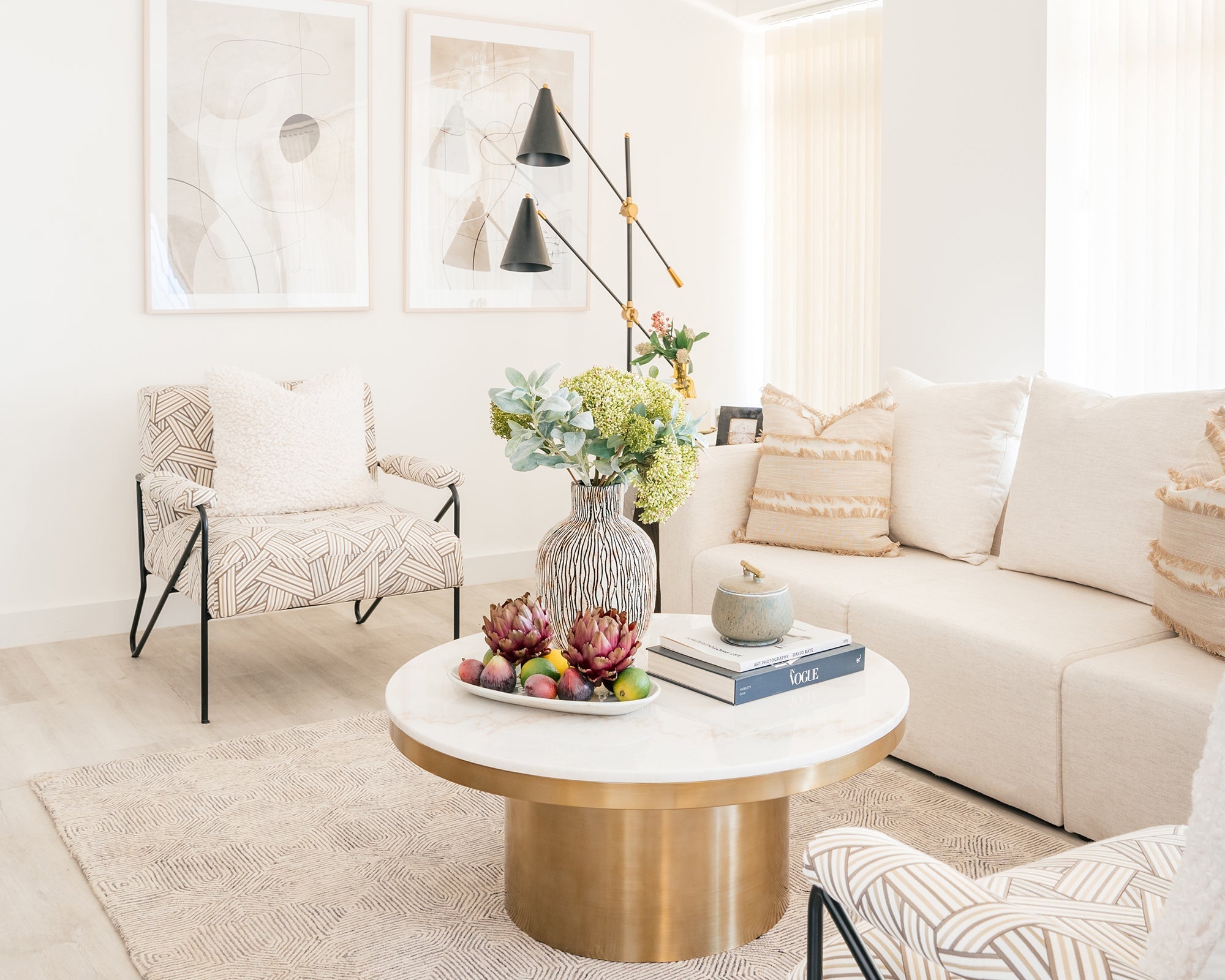 Kemper Occasional Chair - Geo Beige